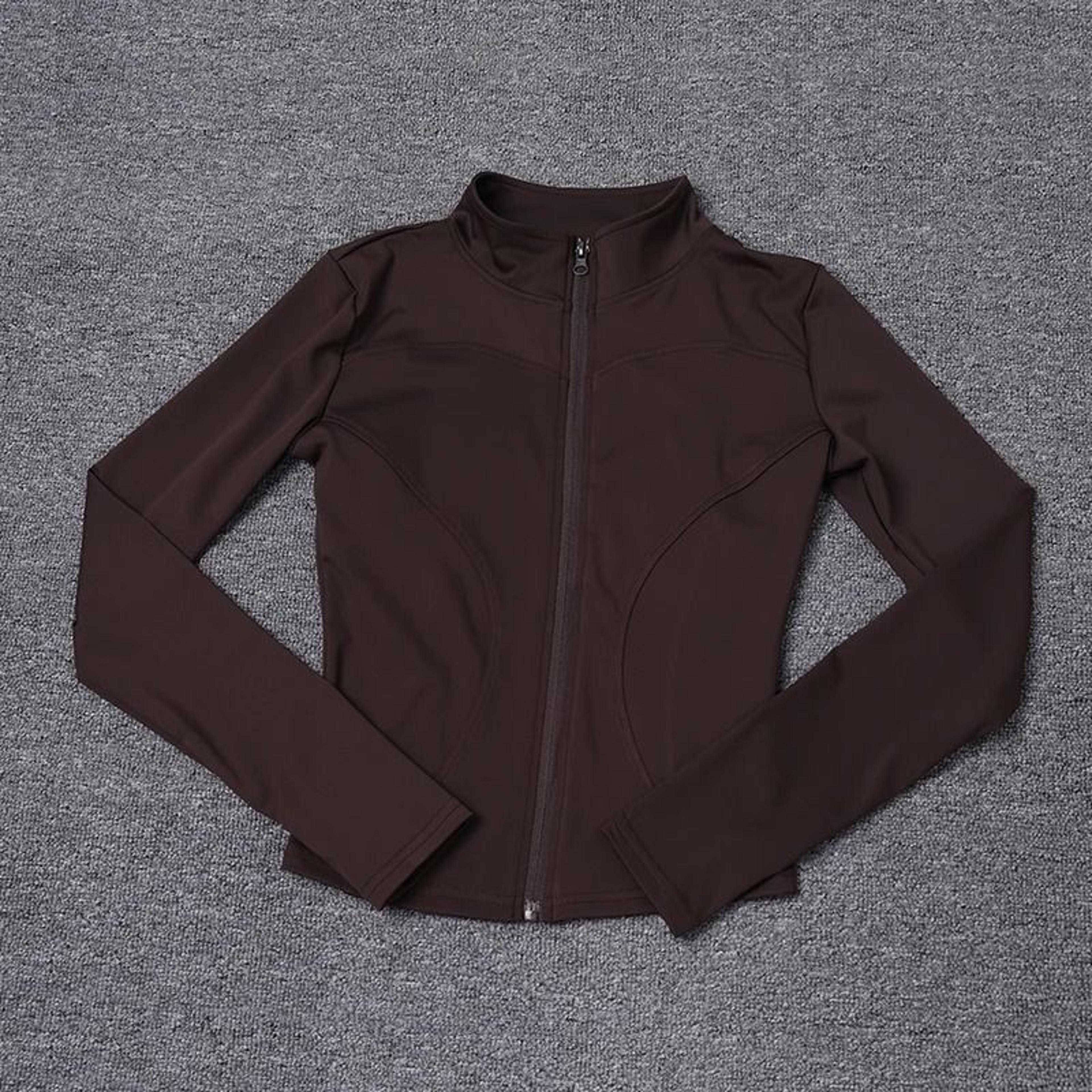 Women Sport Jacket Long Sleeve Workout Coat Gym Training Yoga Top 6