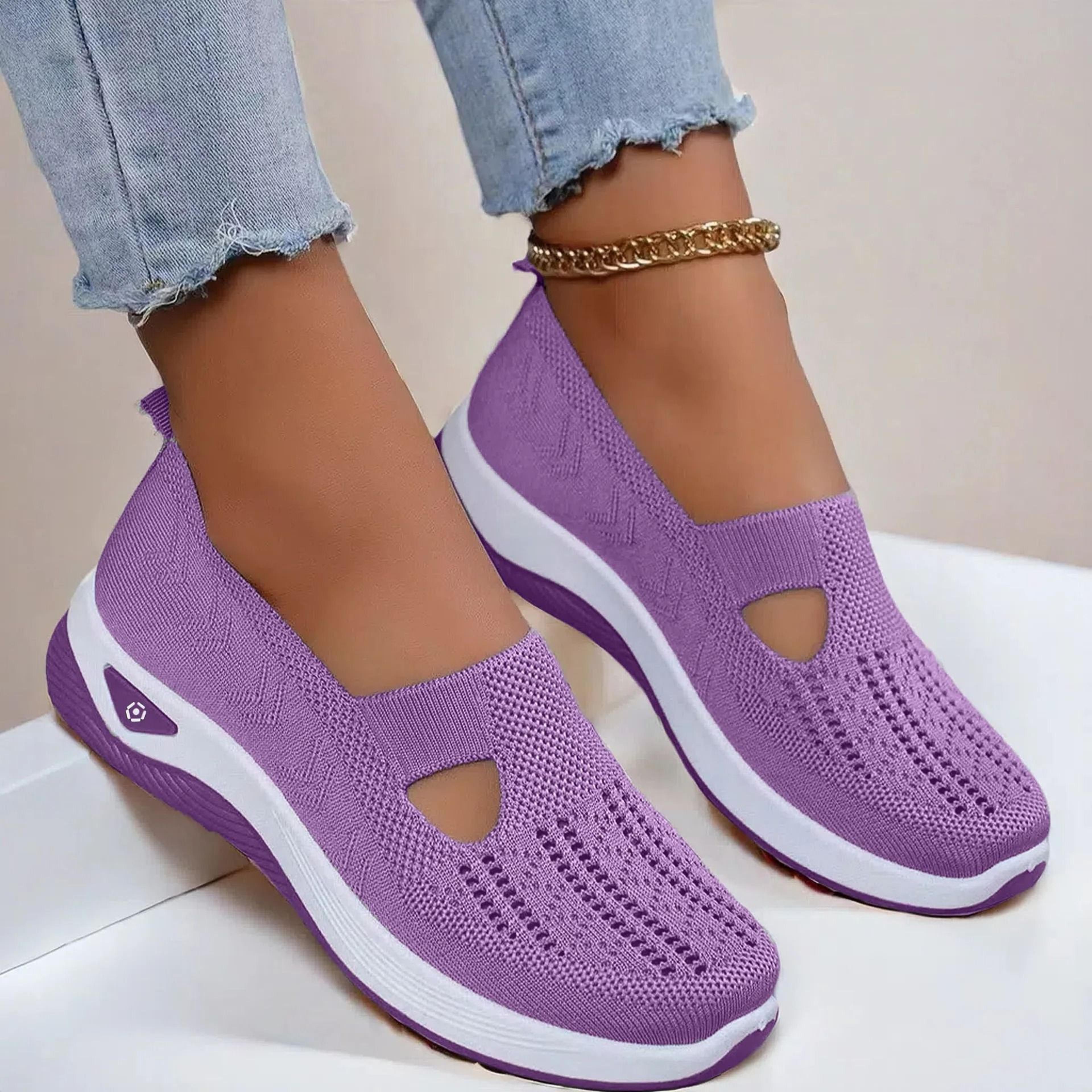 Summer Women Breathable Anti Slip Soft Bottom Casual Walking Shoes 9