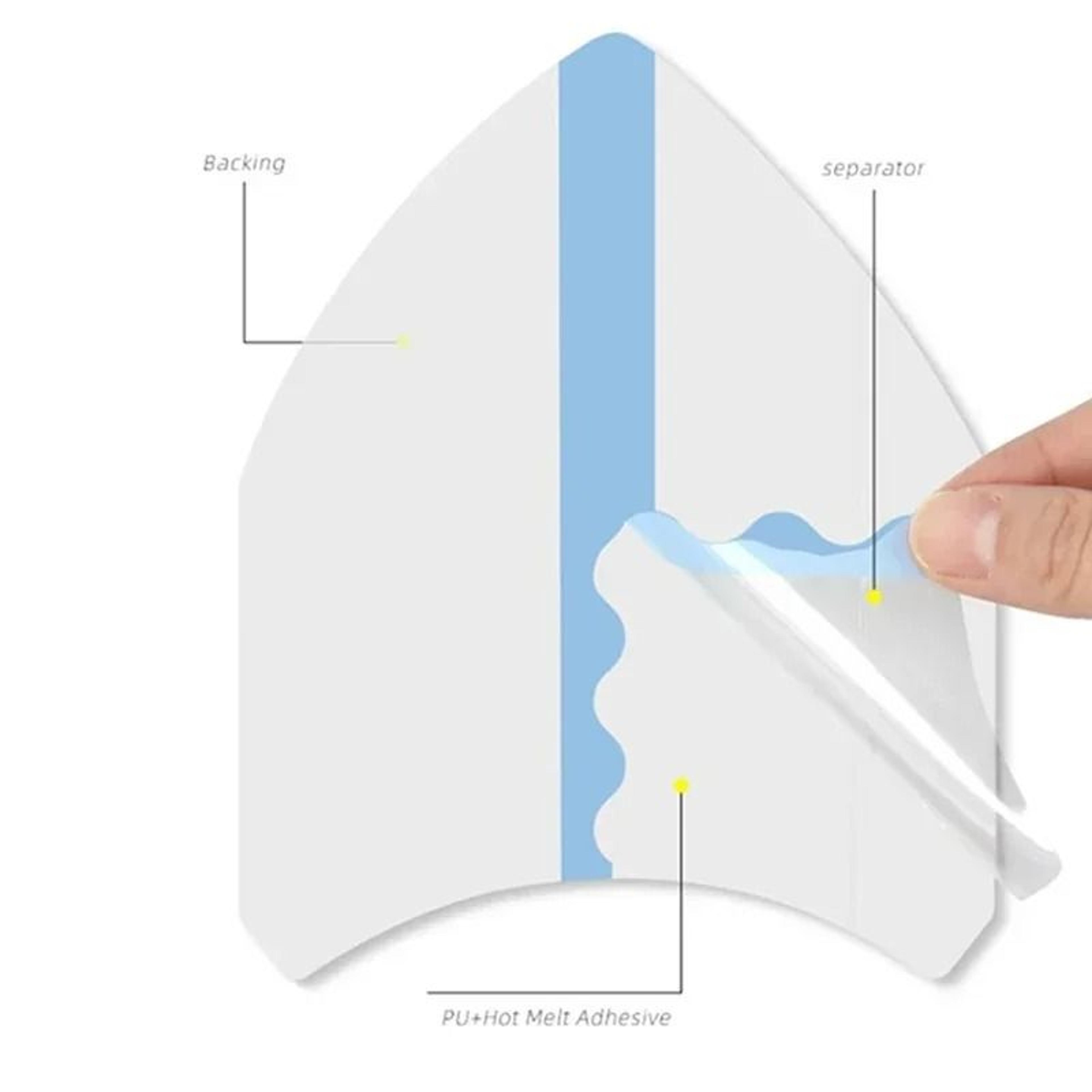 Invisible Thigh Tape Unisex Disposable V Shaped Sweat Resistant Thigh Pads 4