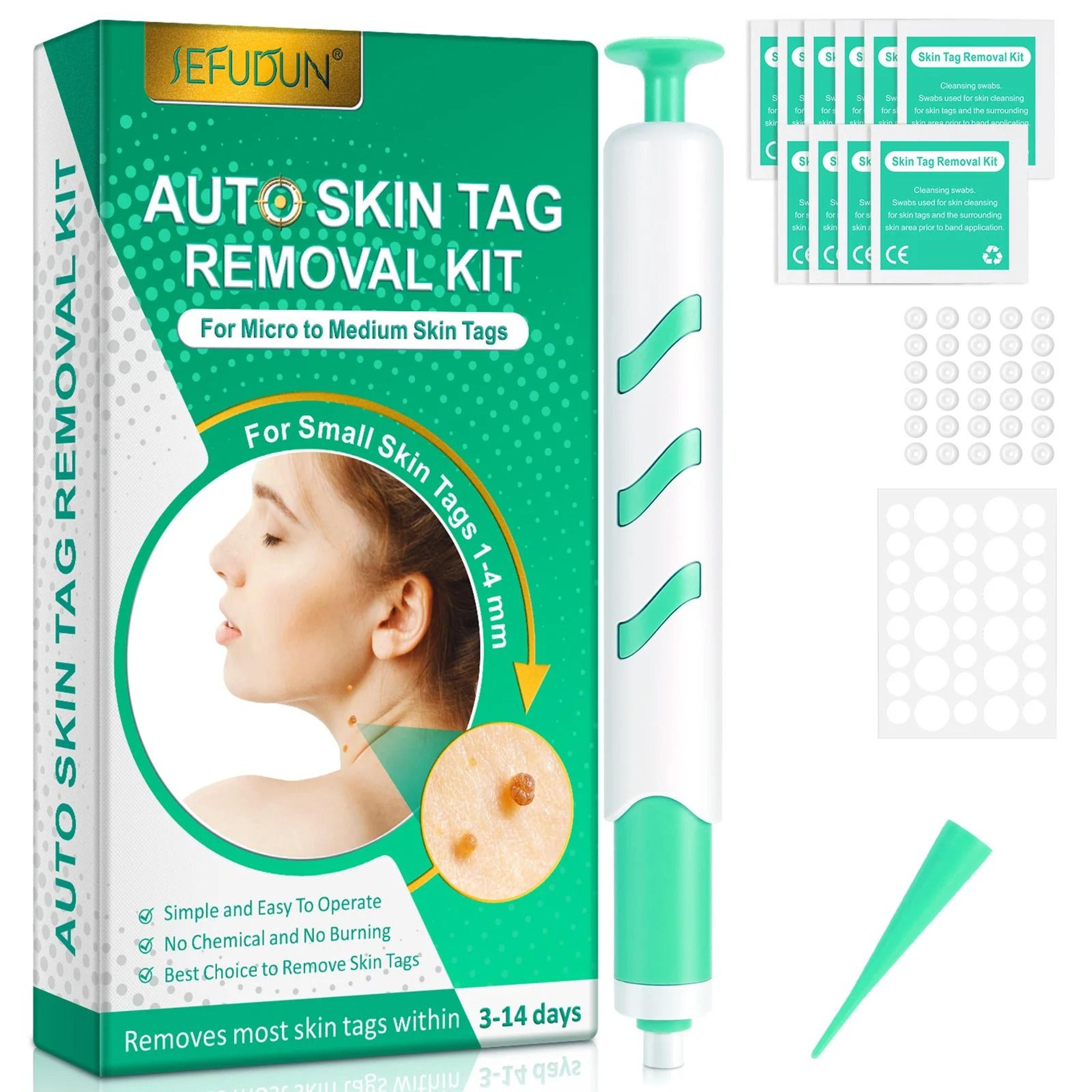 Auto Large Size Skin Tag Removal Kit For 4 To 9mm Skin Tags With Cleansing Swabs Home Skin Care Too 10