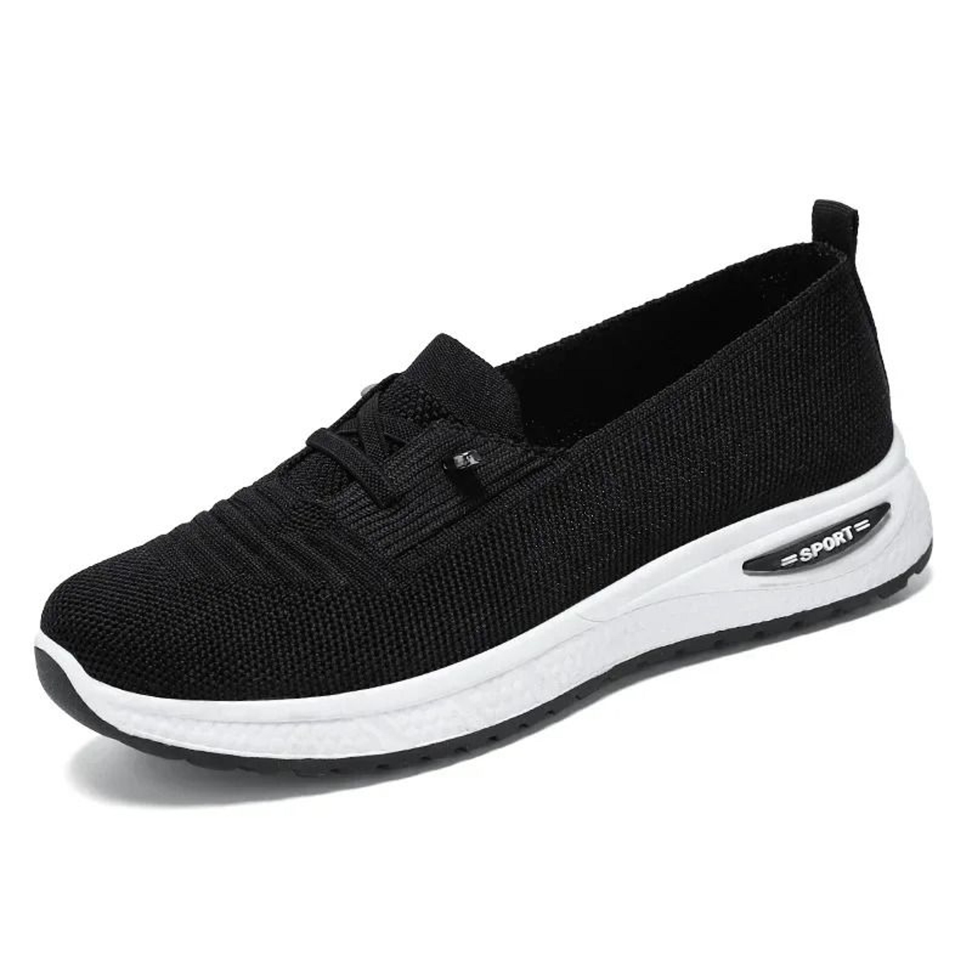 Womens Breathable Flat Walking Shoes Soft Casual Sports Flats 6