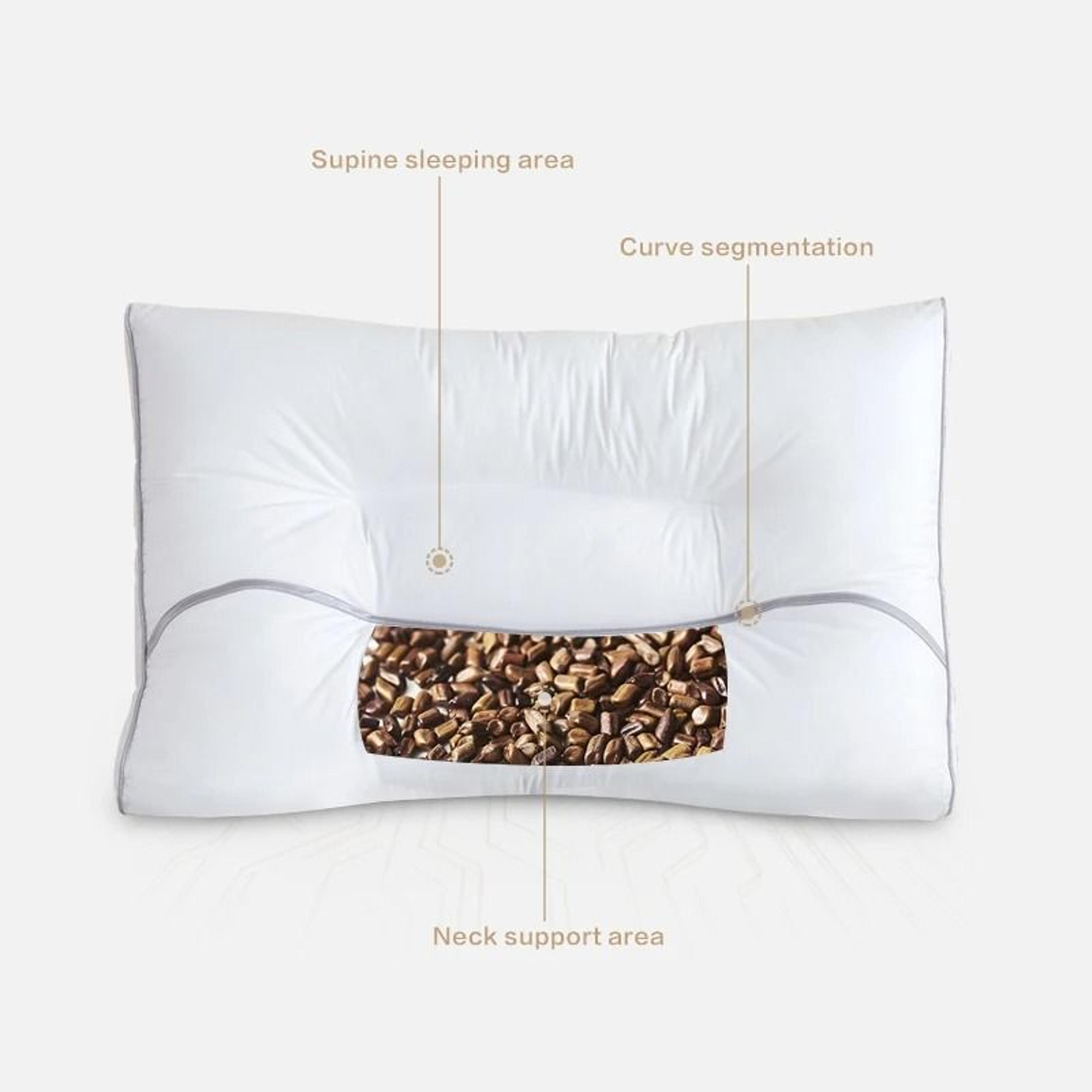 Cassia Seed Pillow For Cervical Spine Support 48x74 In Cotton Fabric 3
