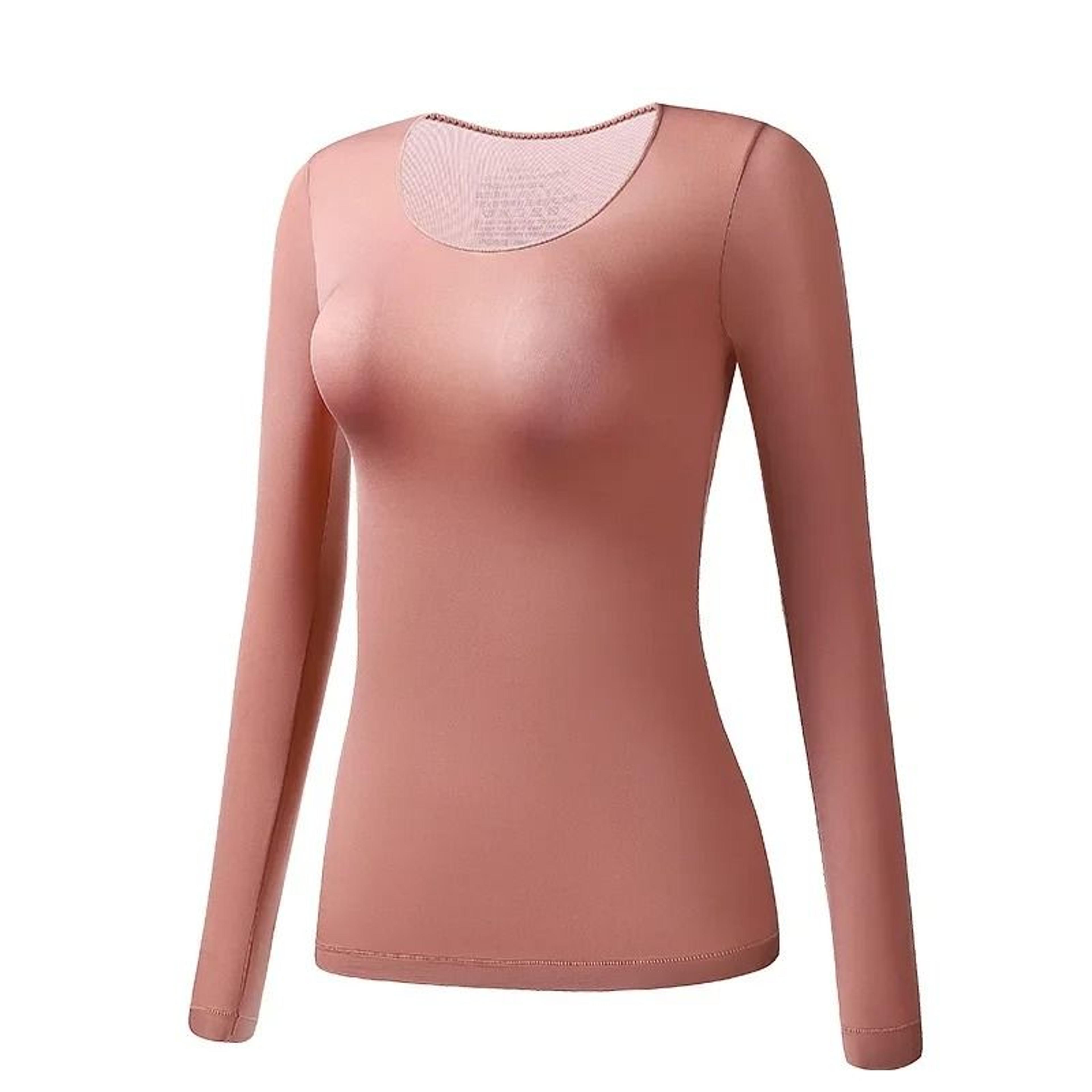 Womens Thermal Underwear Long Sleeve Winter Base Layer Shirt 9