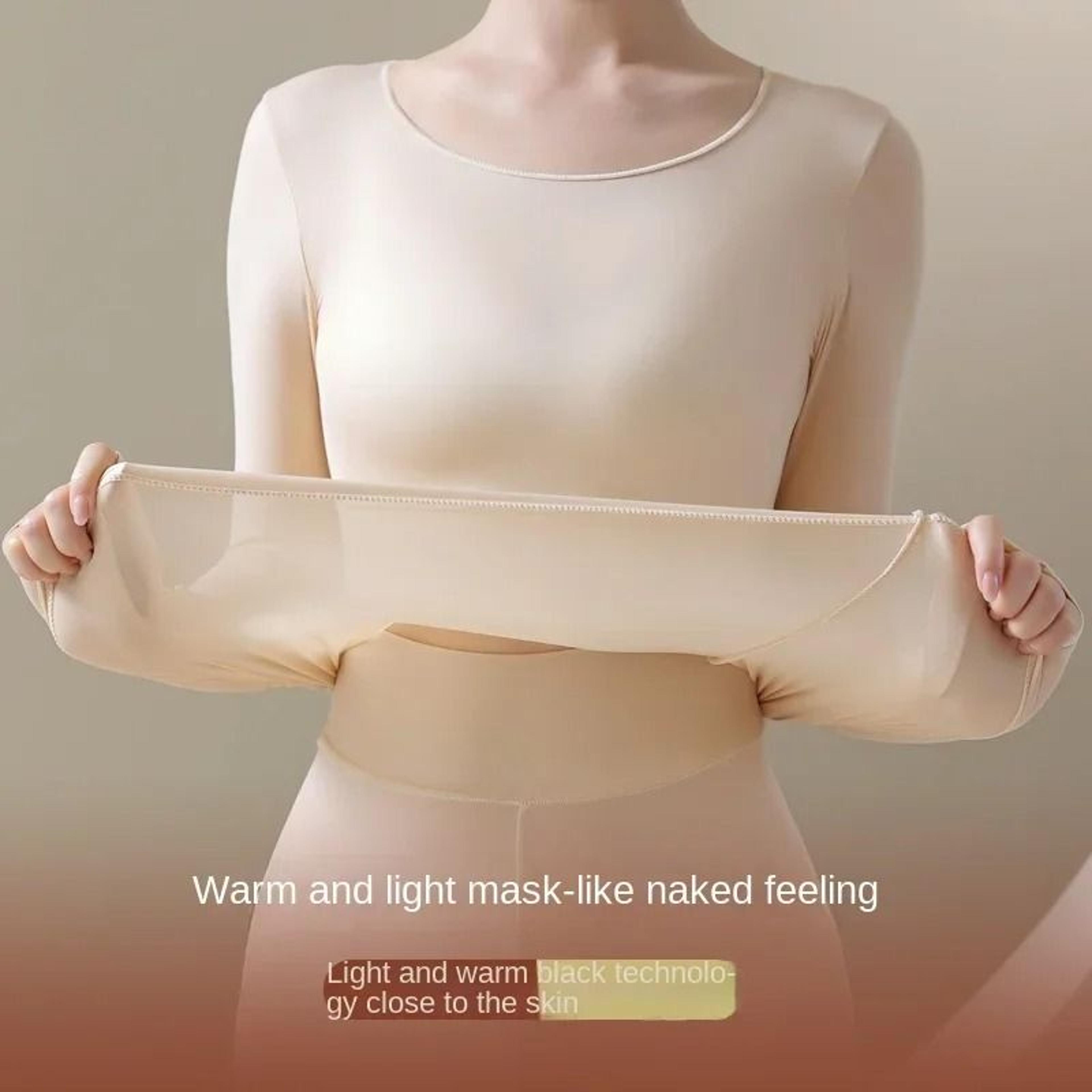 Womens Thermal Underwear Long Sleeve Winter Base Layer Shirt 1