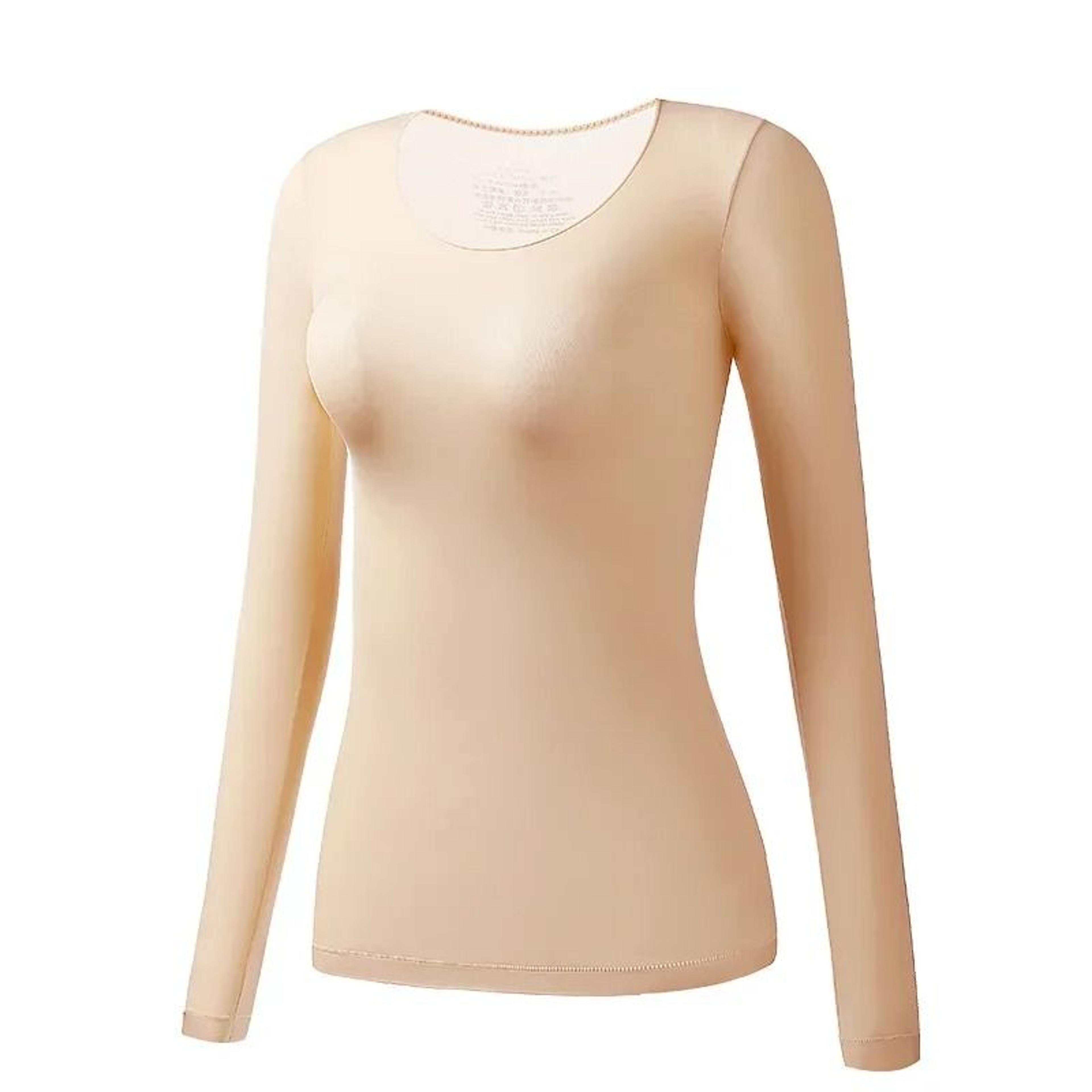 Womens Thermal Underwear Long Sleeve Winter Base Layer Shirt 7