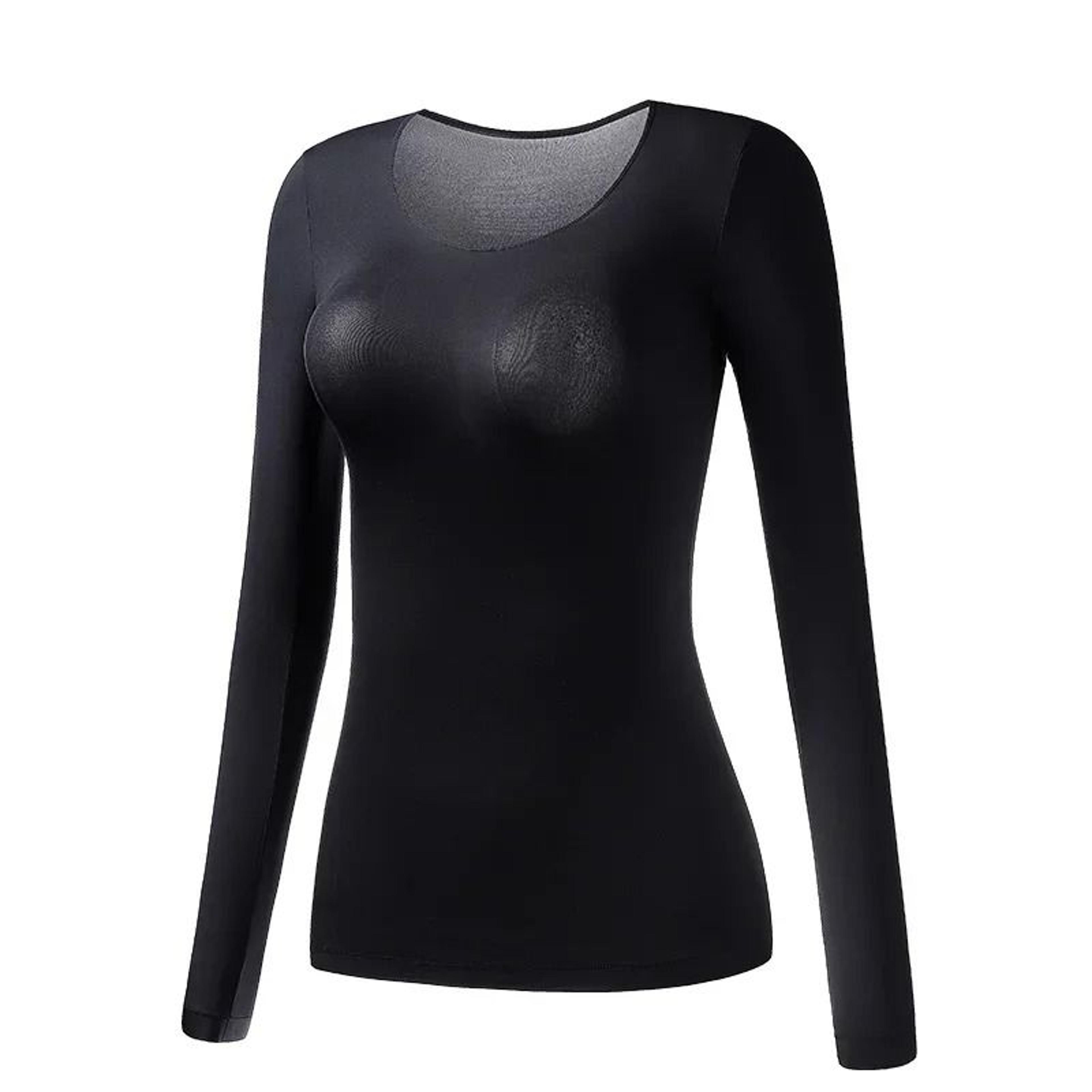 Womens Thermal Underwear Long Sleeve Winter Base Layer Shirt 8