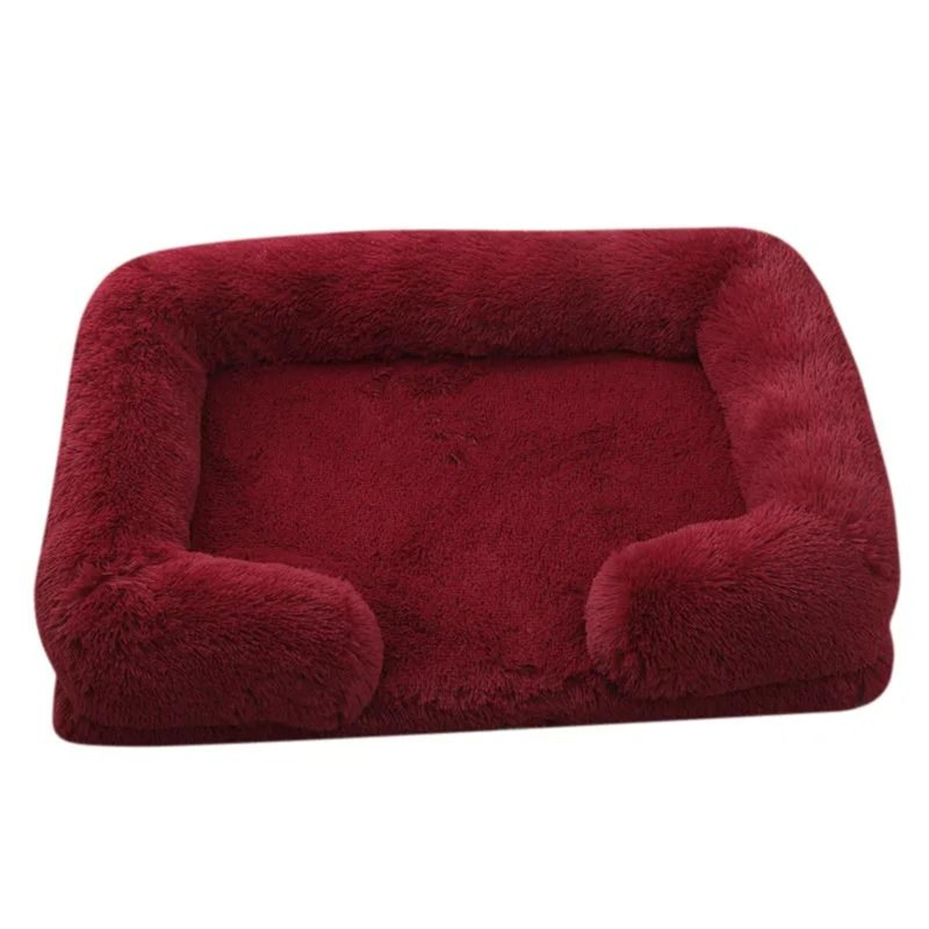 Large Dog Bed Plush Pet Bed Winter Thickened Pad With Removable Cushion 5