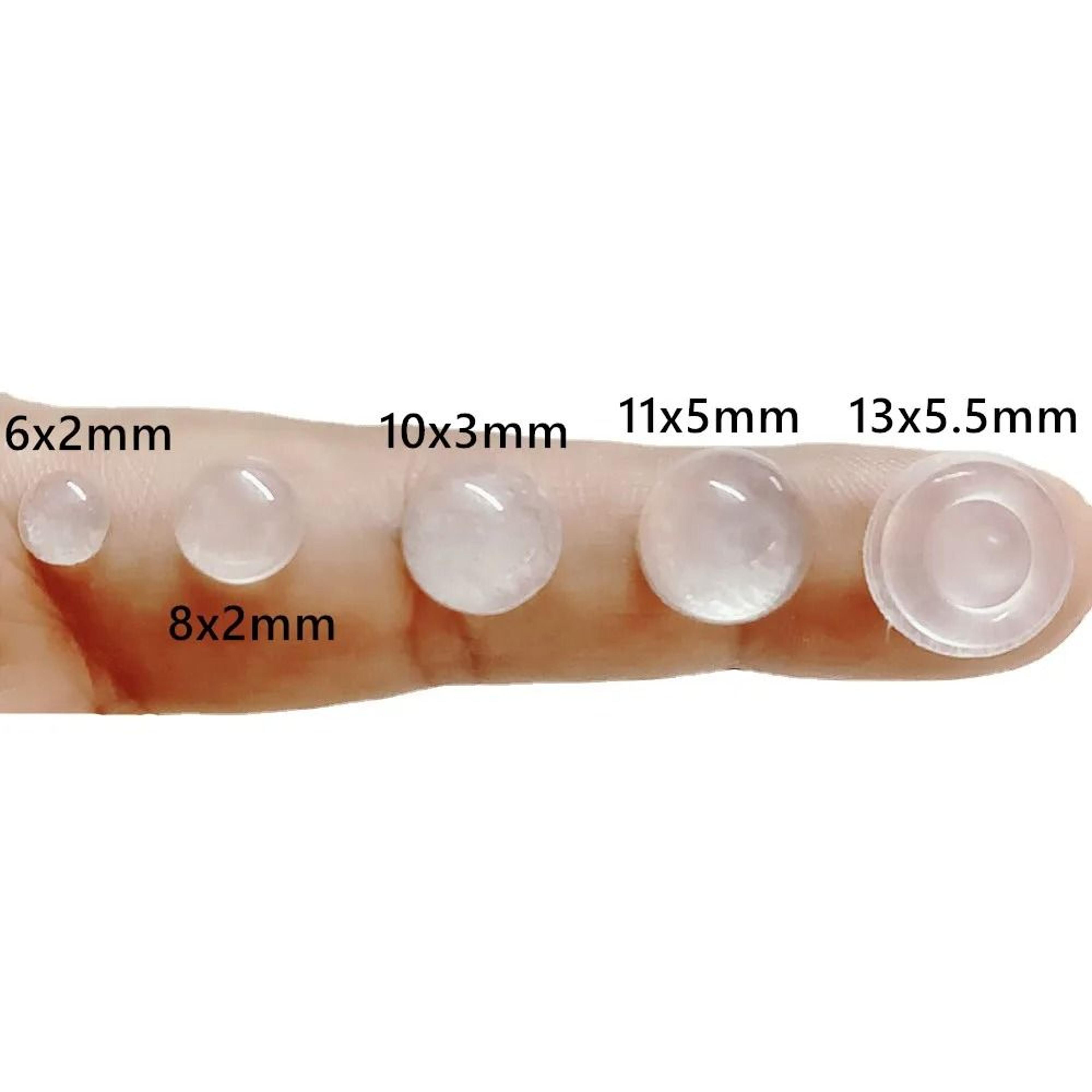 100 Pcs Self Adhesive Silicone Door Stopper Buffer Pads 3