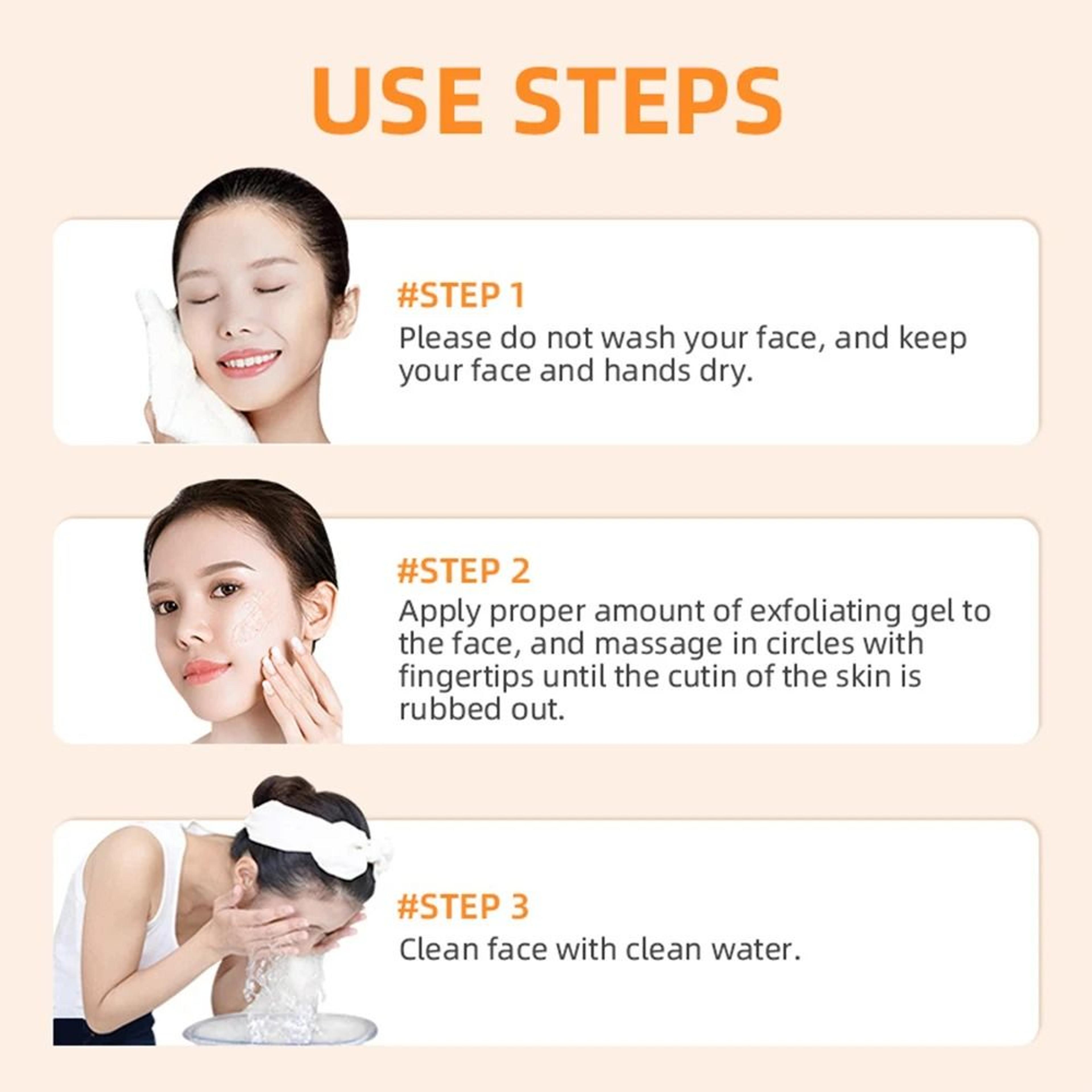 Orange Exfoliating Gel Dead Spot Remover 50g 4