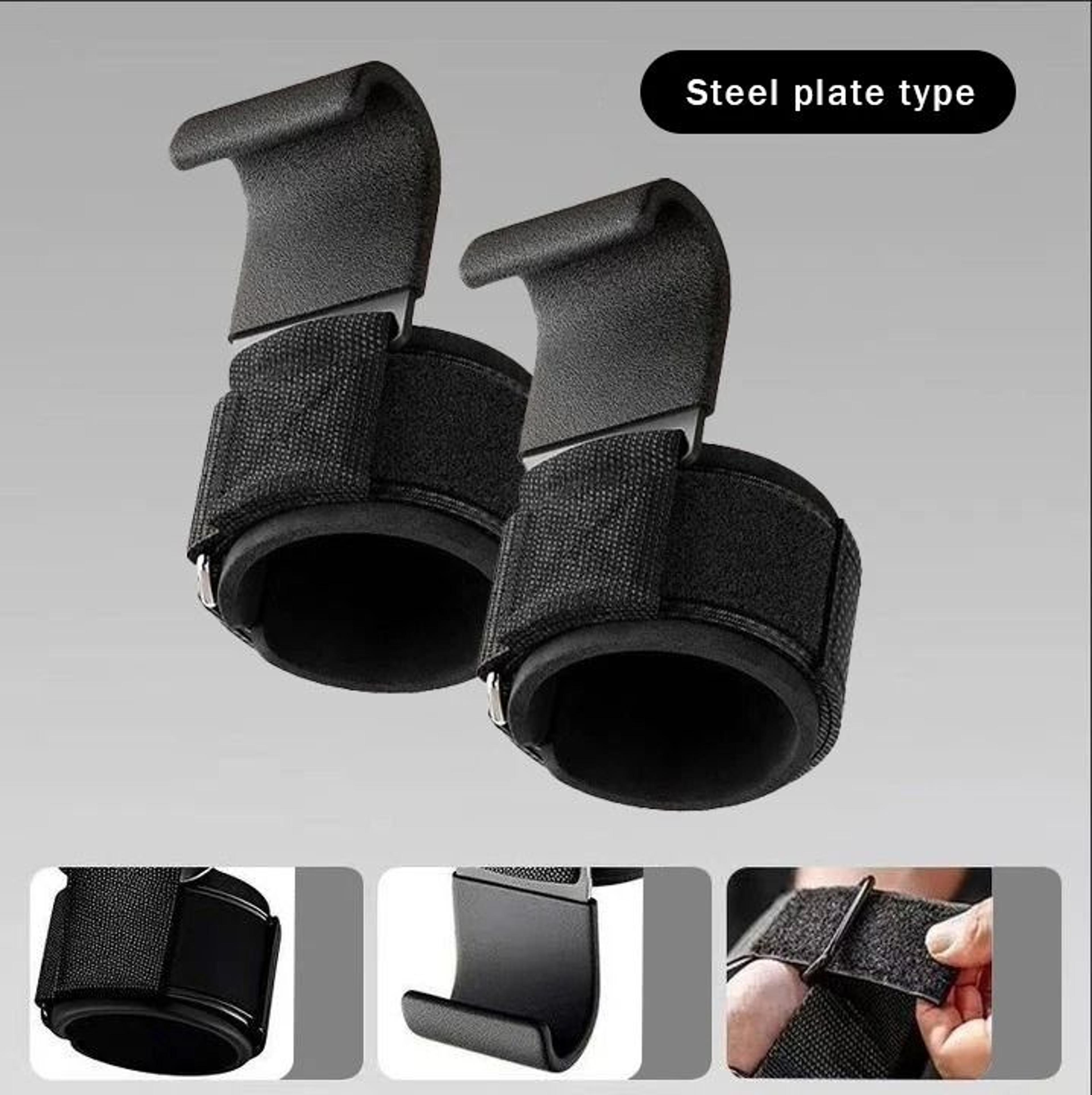 Weight Lifting Hook Grips With Wrist Wraps For Gym And Pull Ups 7
