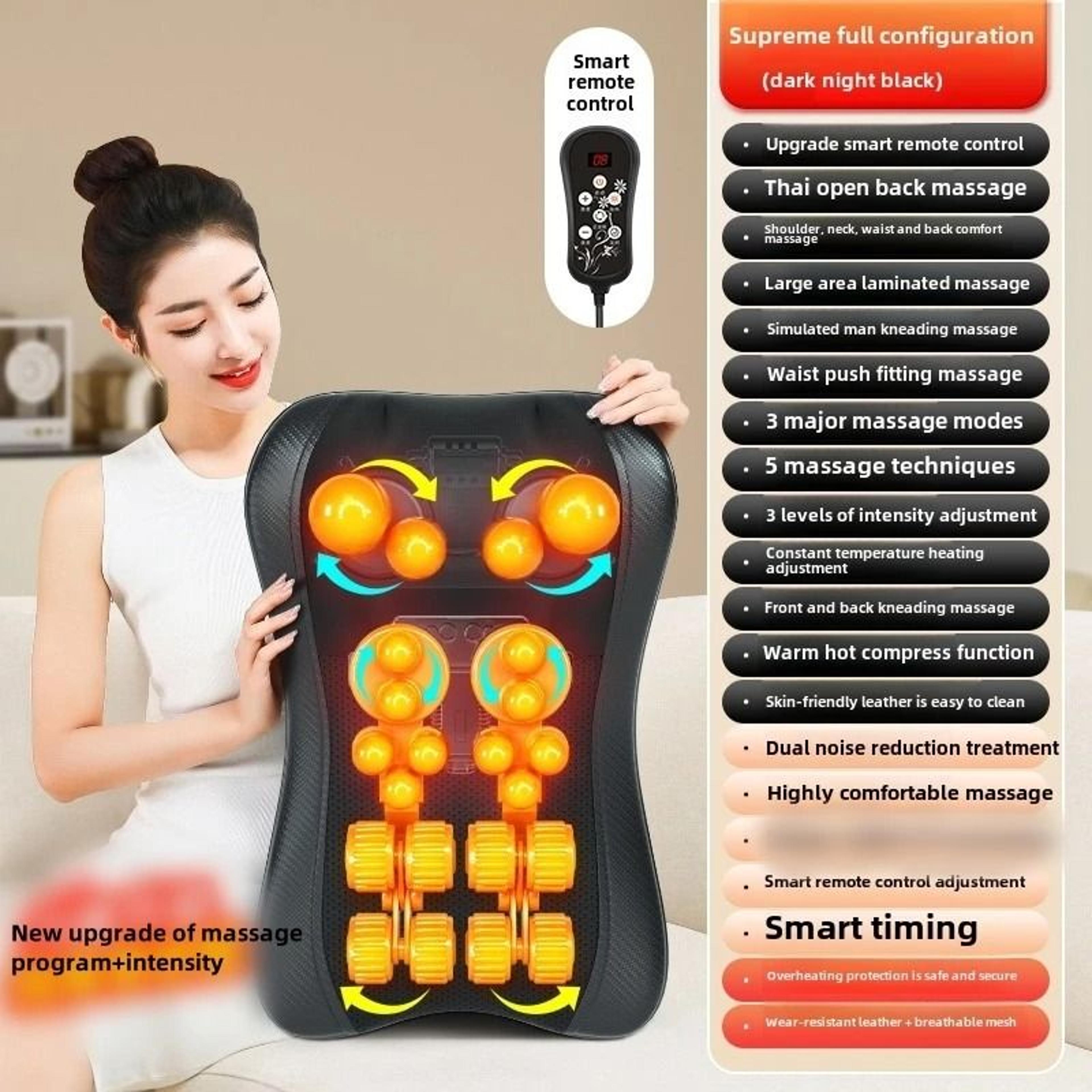 JAIYORL Shiatsu Neck  Back Massage Pillow 6