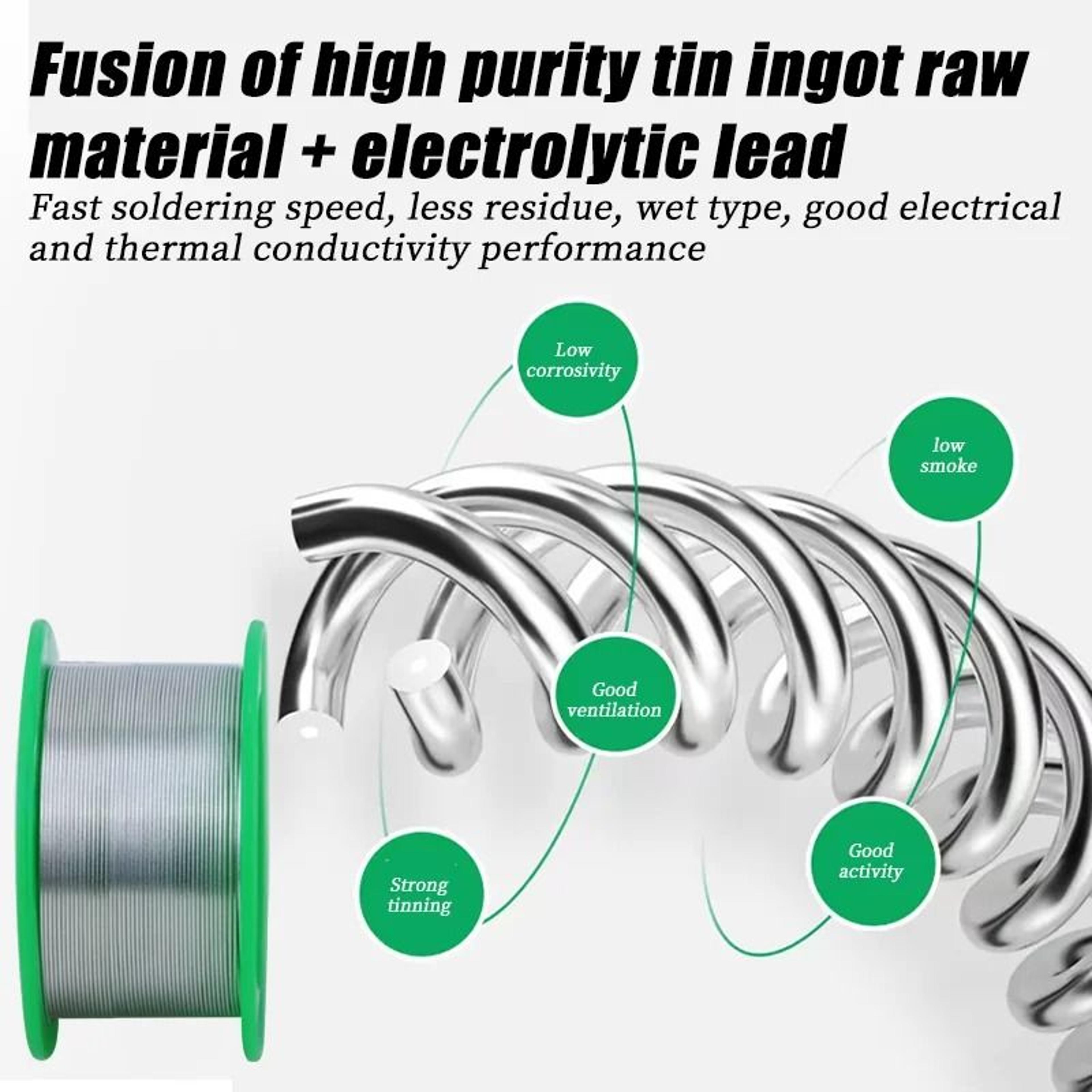 Lead Free No Clean Solder Wire Sn993 Cu07 For Electronics Repair 4