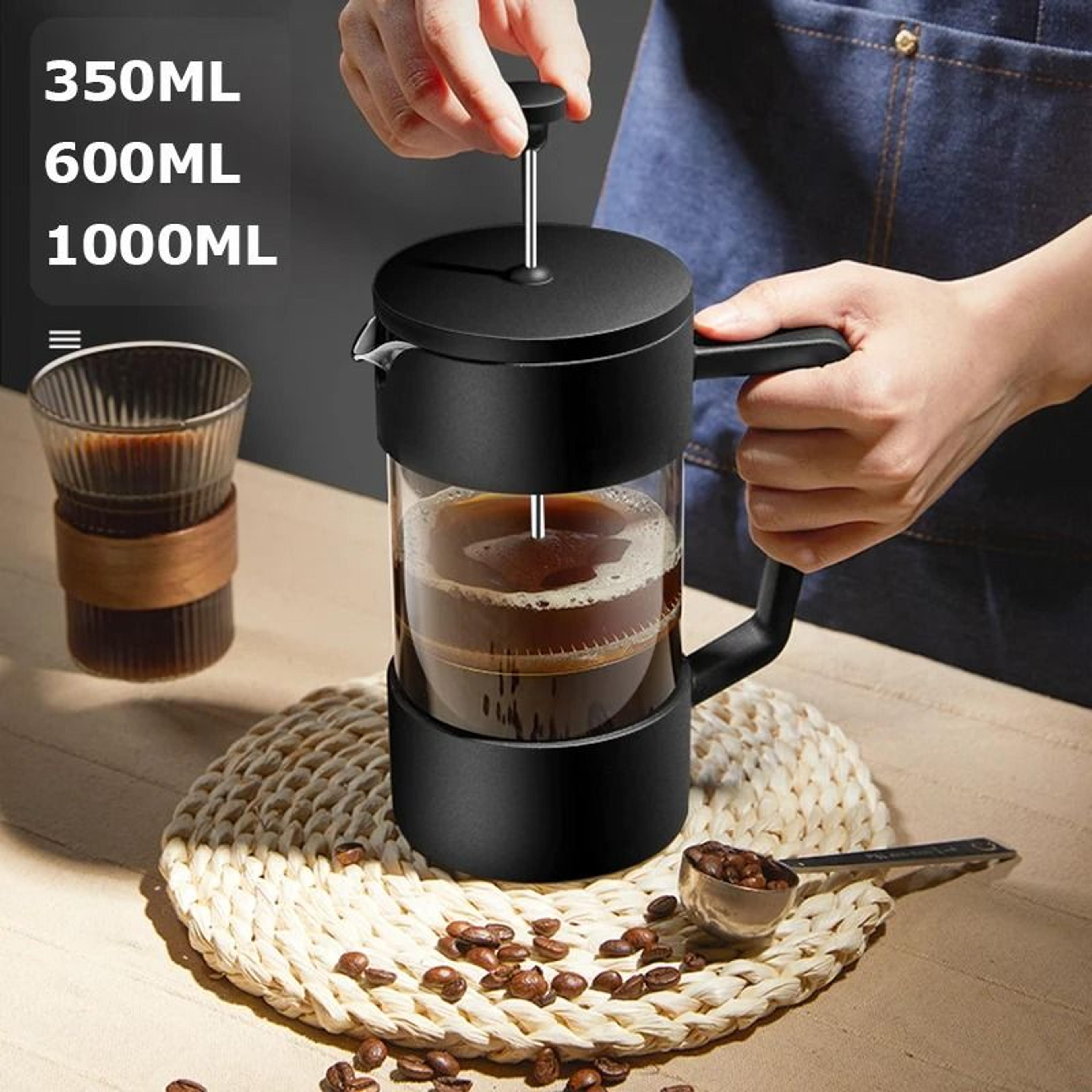 French Press Coffee Maker With Borosilicate Glass For Hot And Cold Brewing 0