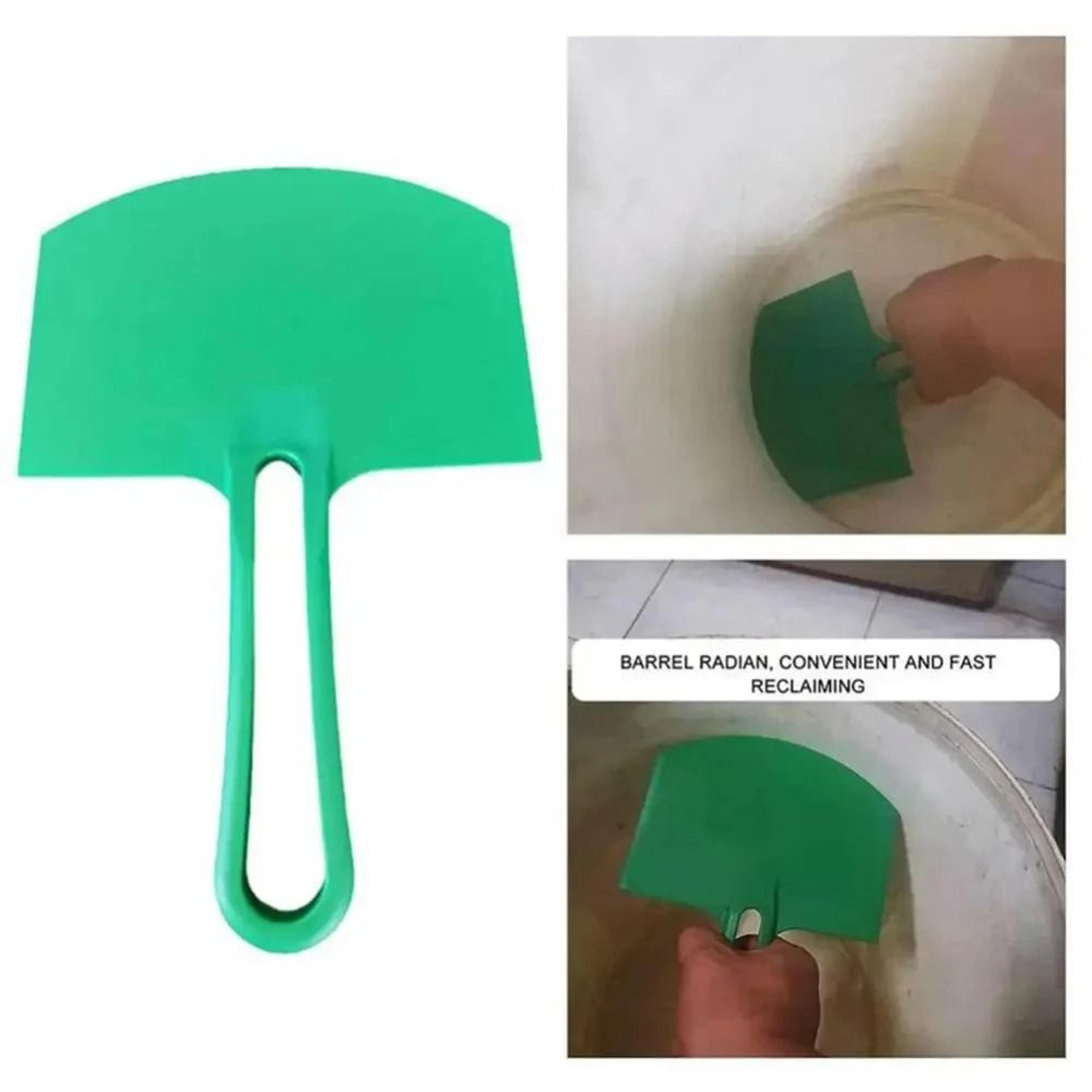 Curved Bucket Scoop Scraper And Putty Knife For Drywall And Plaster 1