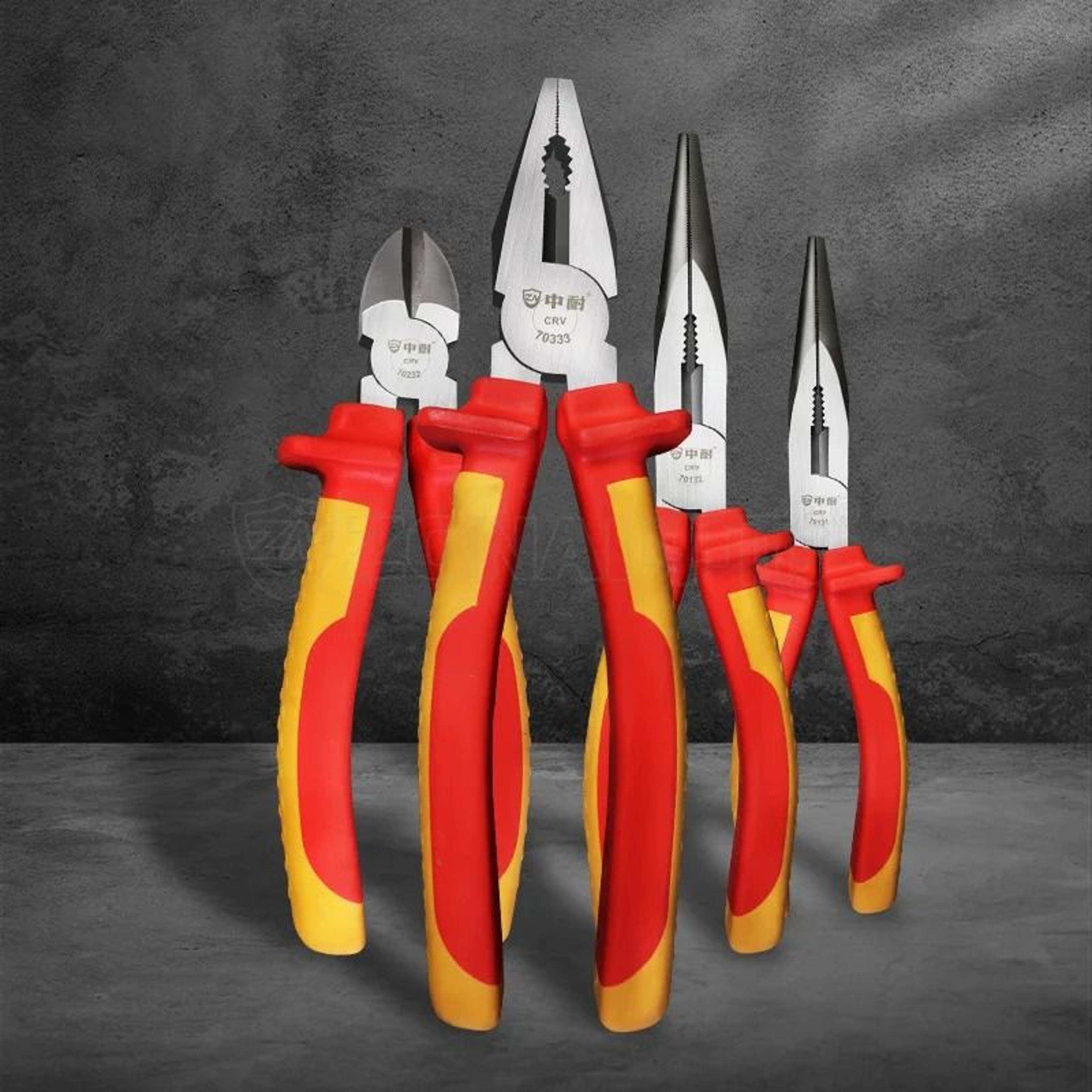 1000V Insulated Electrician Pliers Set For High Voltage Work 4