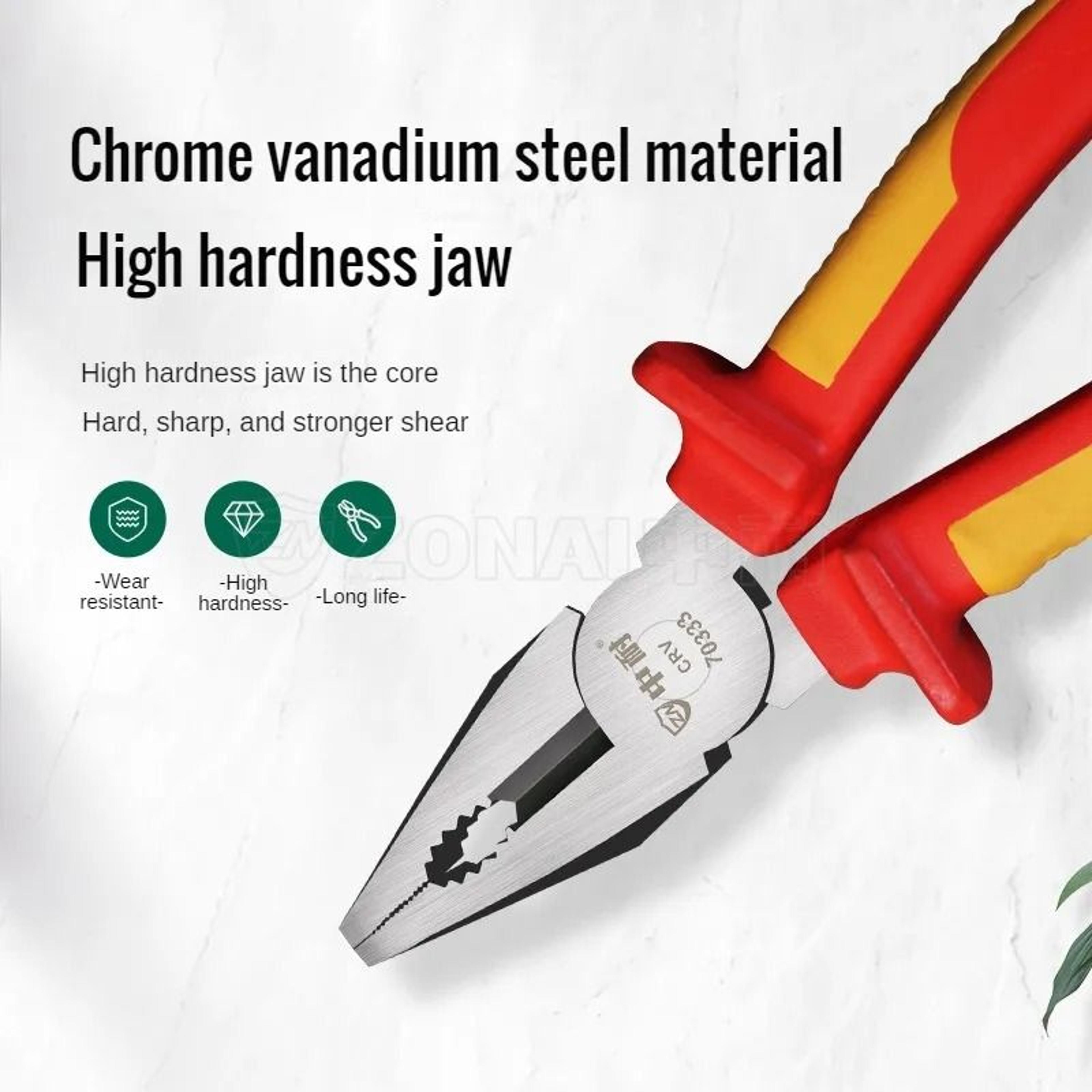 1000V Insulated Electrician Pliers Set For High Voltage Work 5