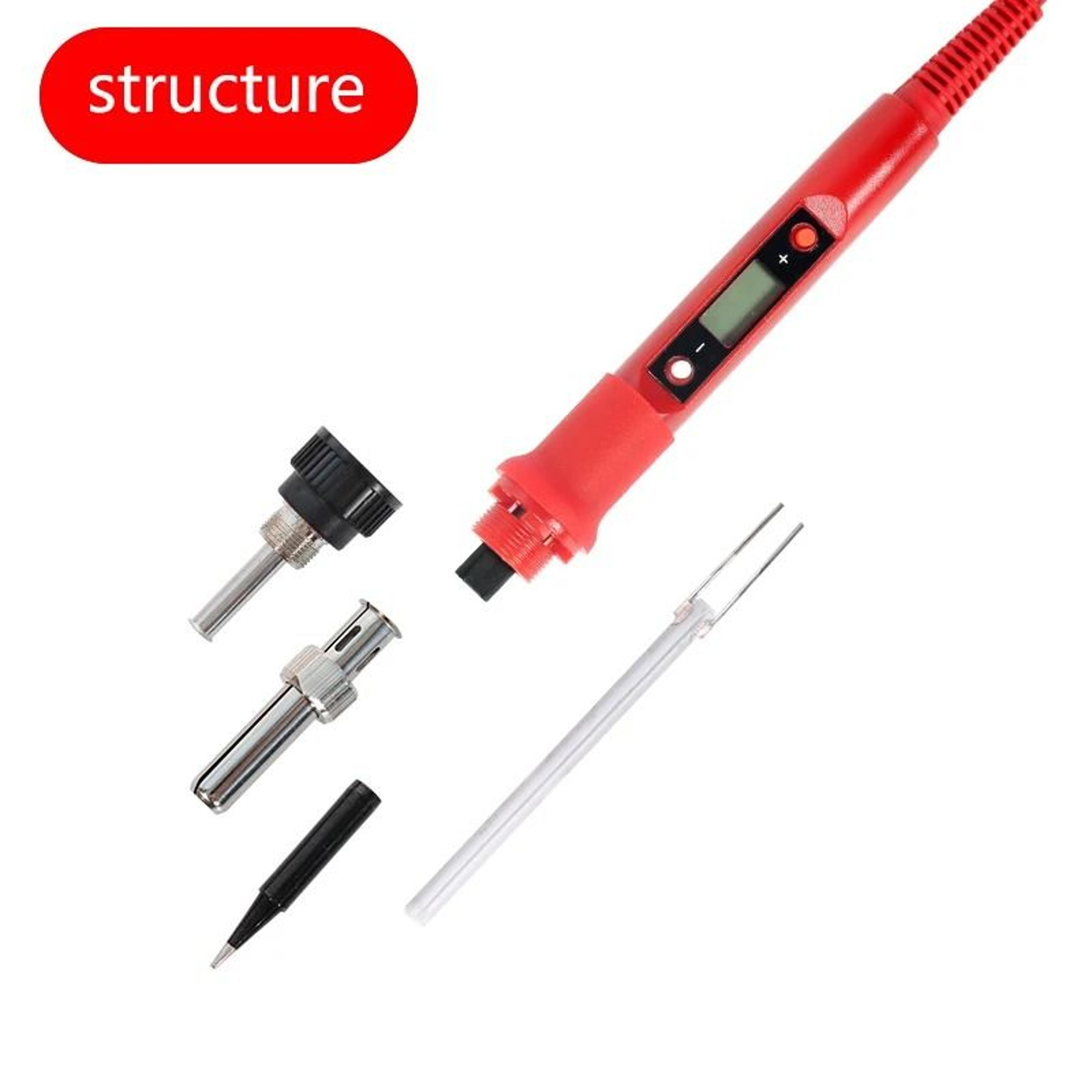 Temperature Electric Soldering Iron Kit 80W LCD  Multimeter Tool Set 3