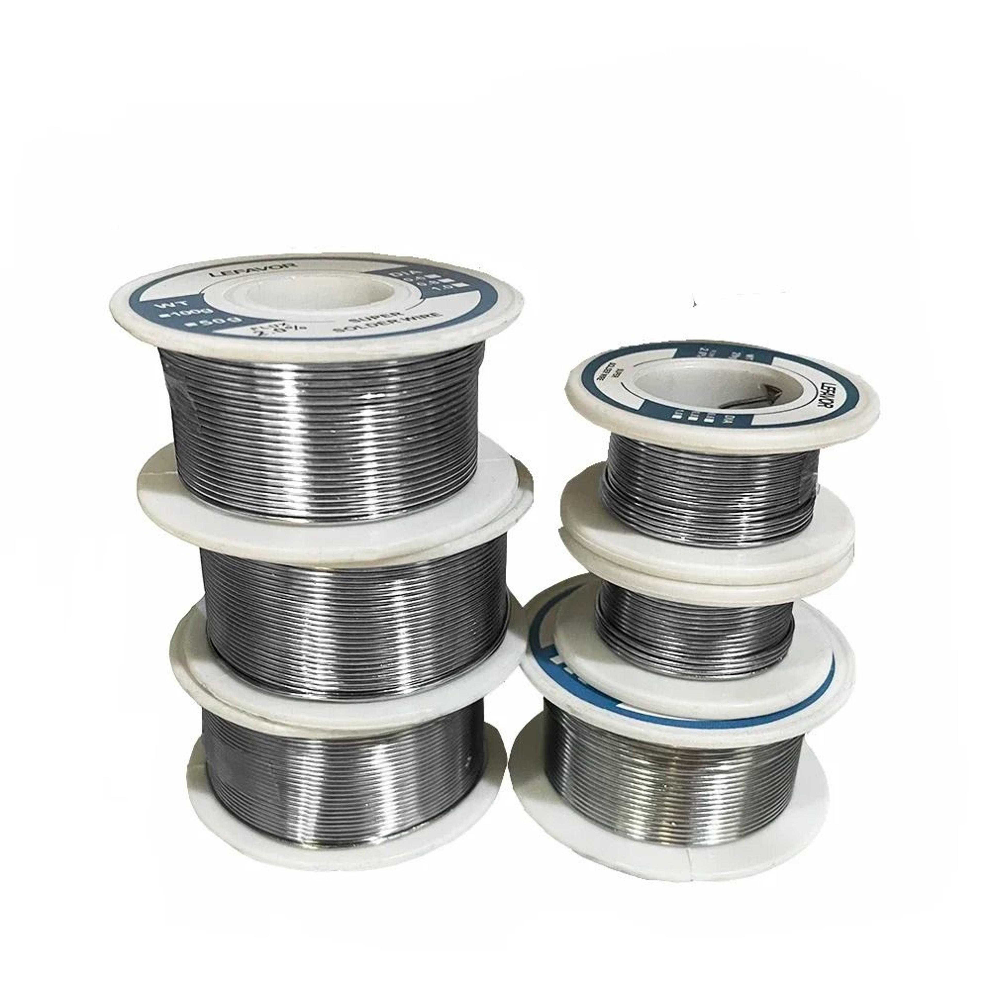 No Clean Rosin Core Soldering Tin Wire Roll 08mm 10mm 2