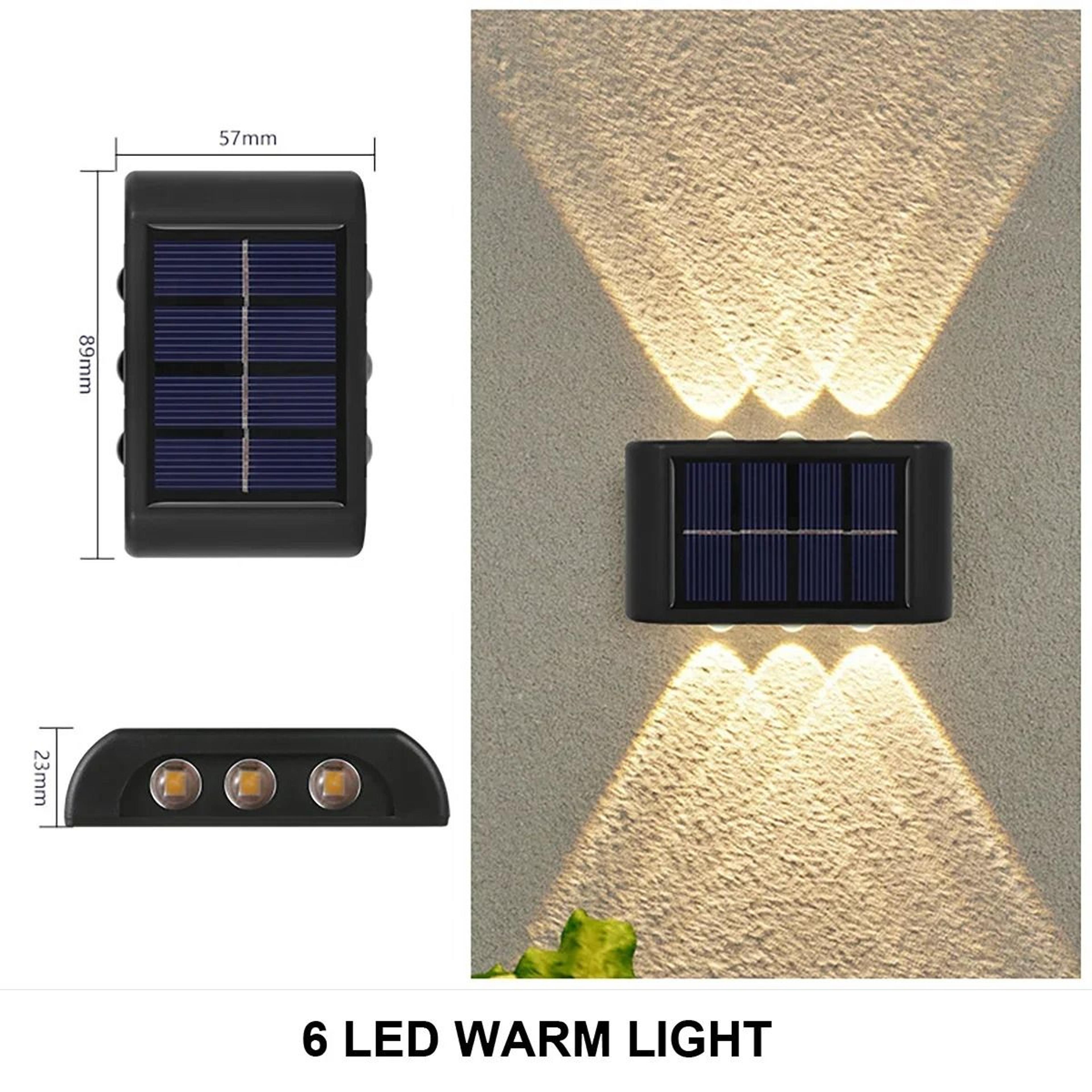 Outdoor Solar Wall Lamp Waterproof Up And Down Light 11