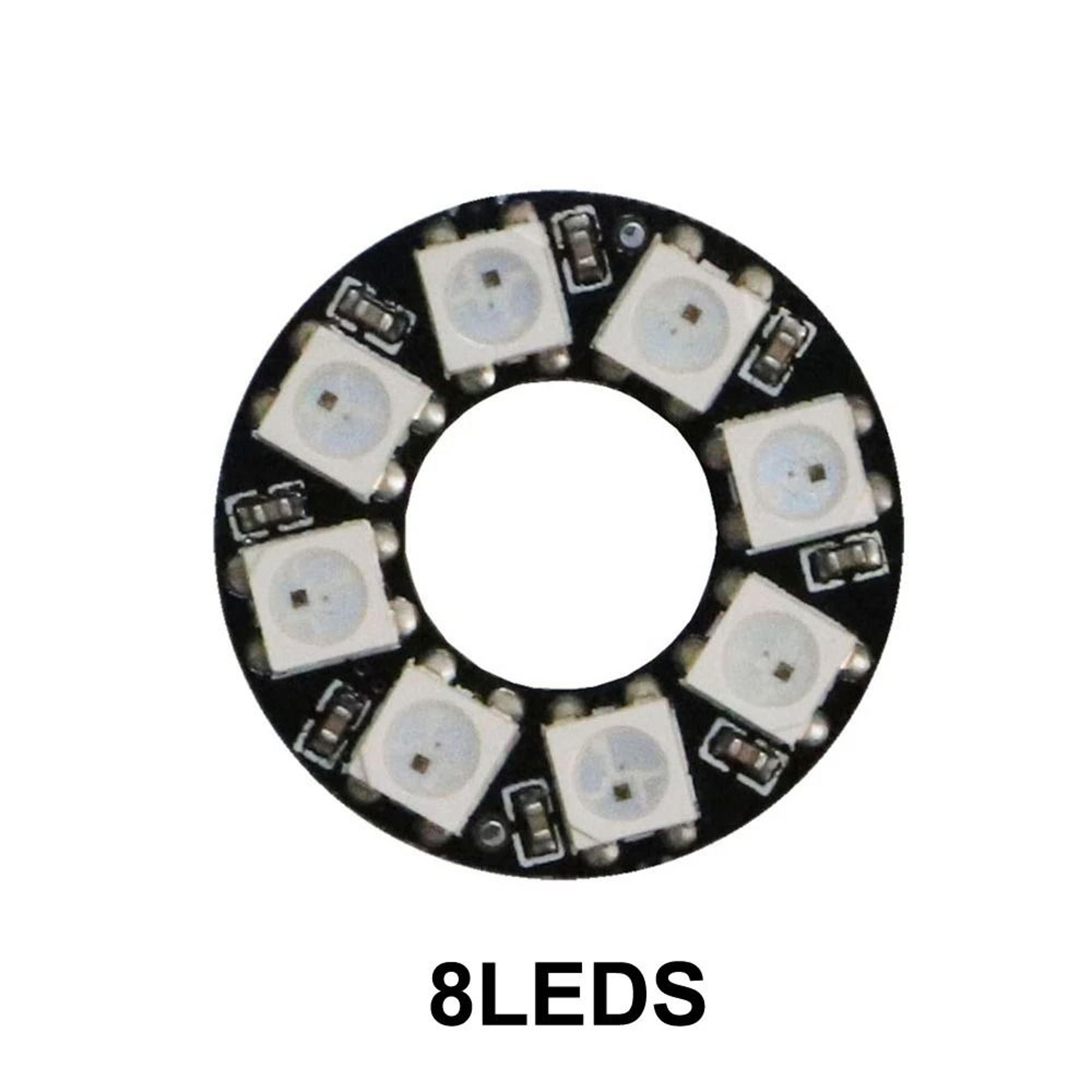 WS2812B Addressable RGB LED Pixel Ring Kit 8