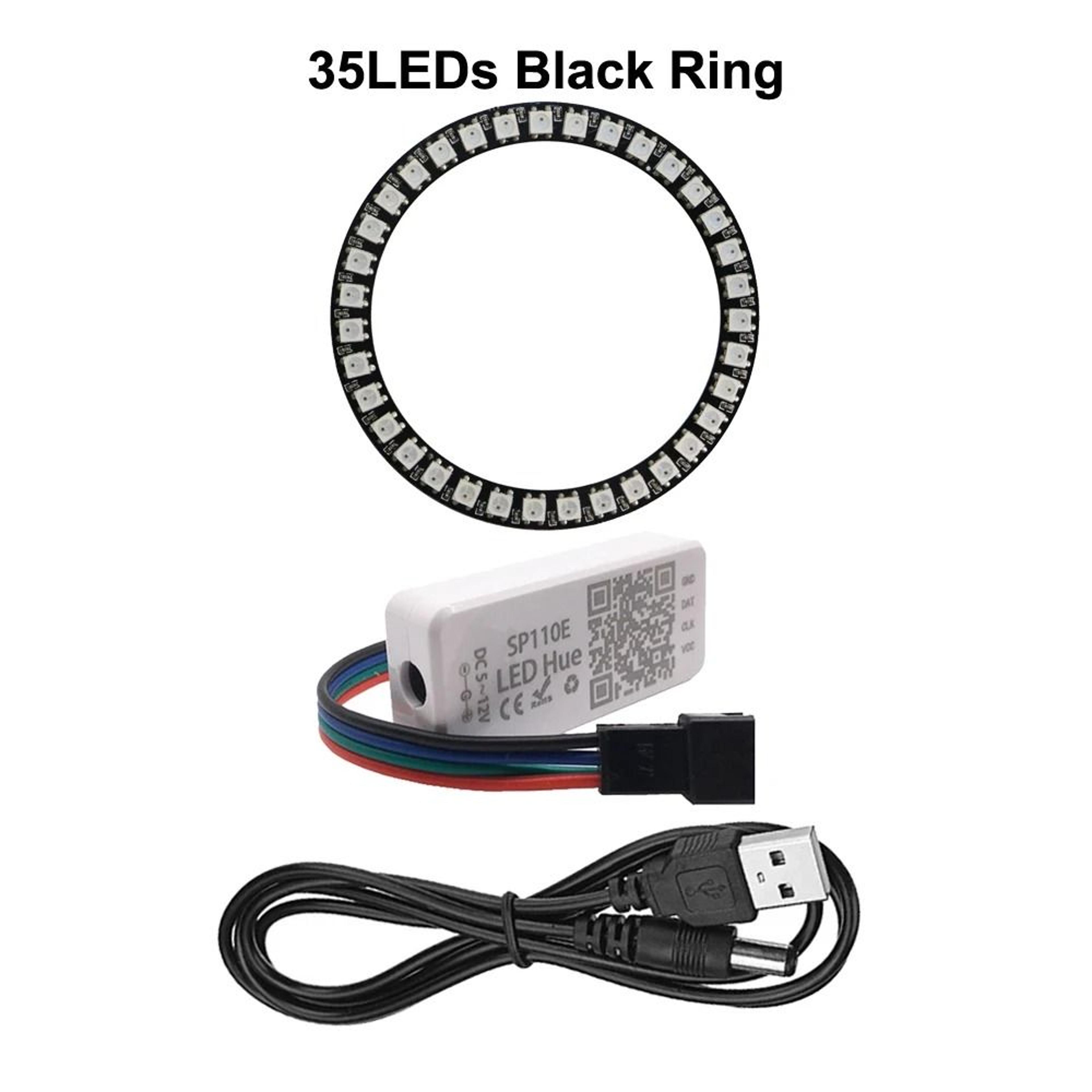 WS2812B Addressable RGB LED Pixel Ring Kit 27