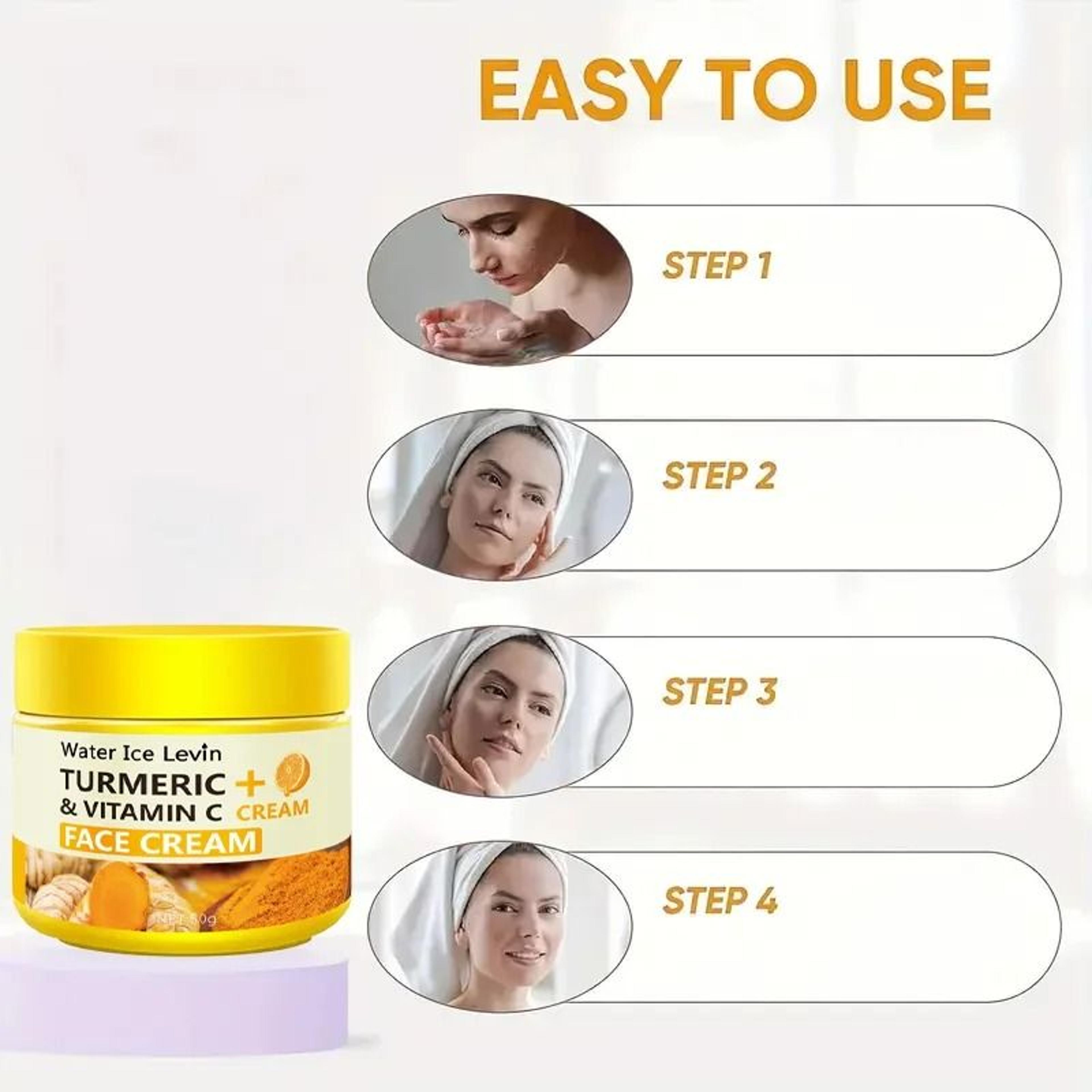 Turmeric Vitamin C Anti Aging Cream 50g 5