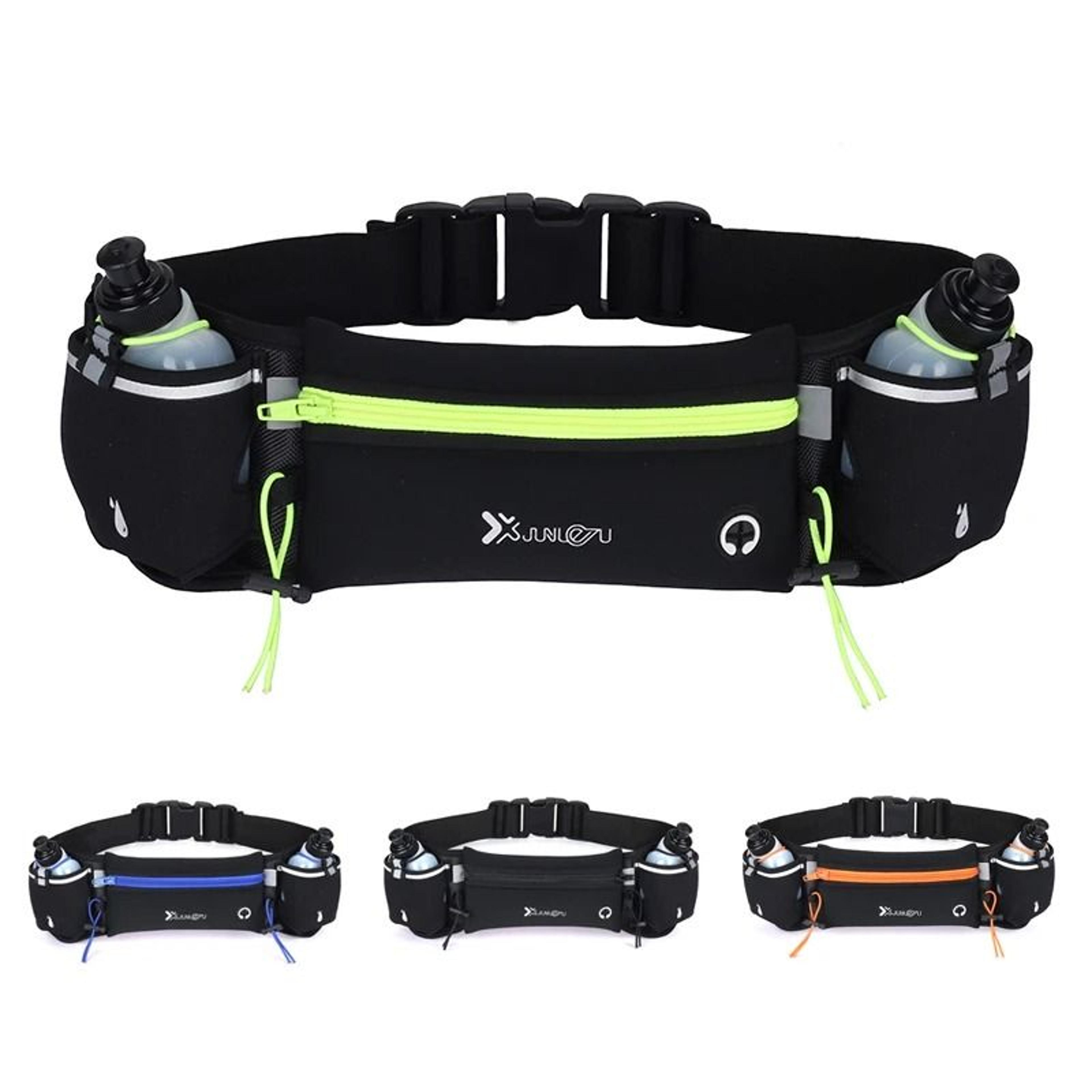Marathon Trail Running Waist Pack With Dual Pockets And Water Bottle Holder 1