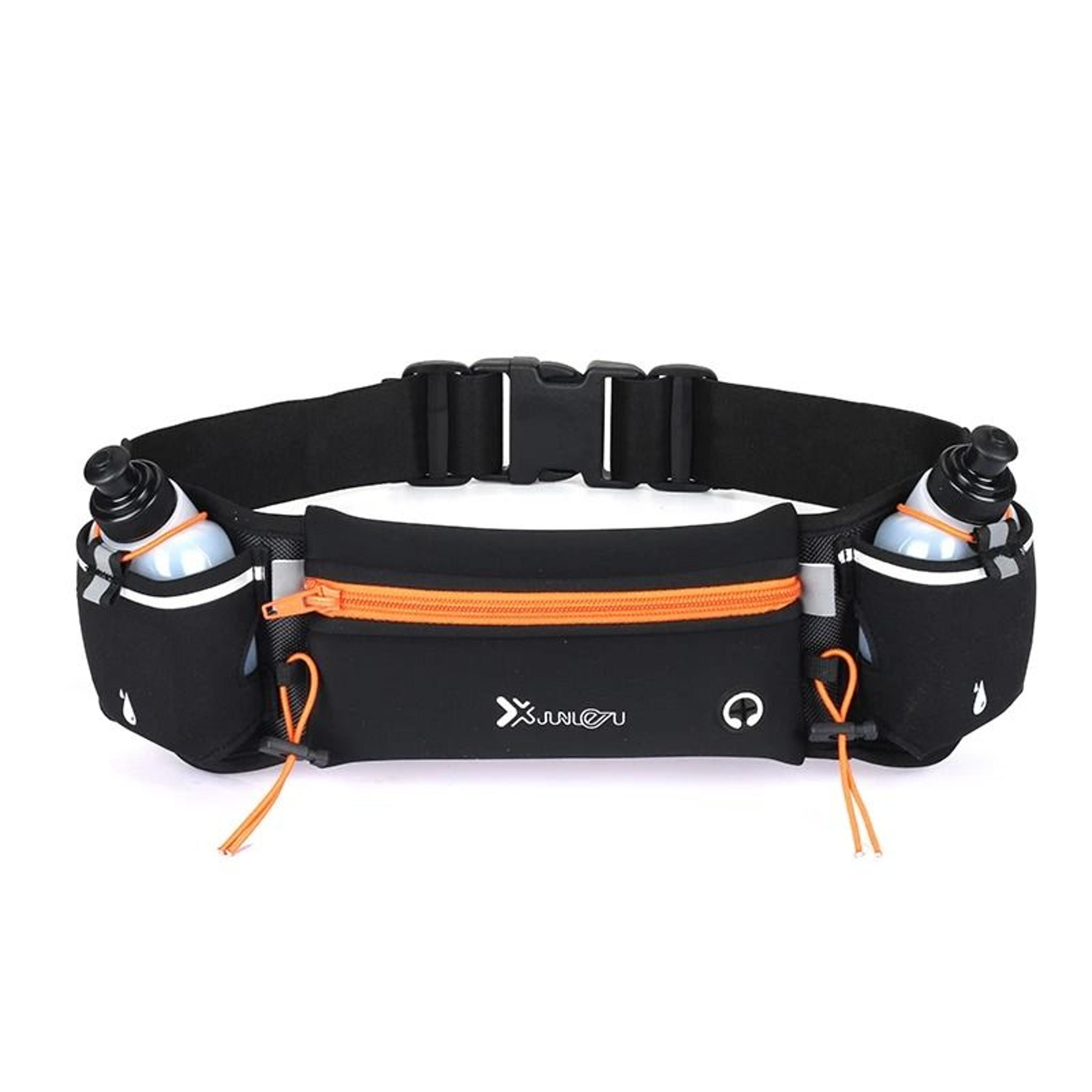 Marathon Trail Running Waist Pack With Dual Pockets And Water Bottle Holder 9