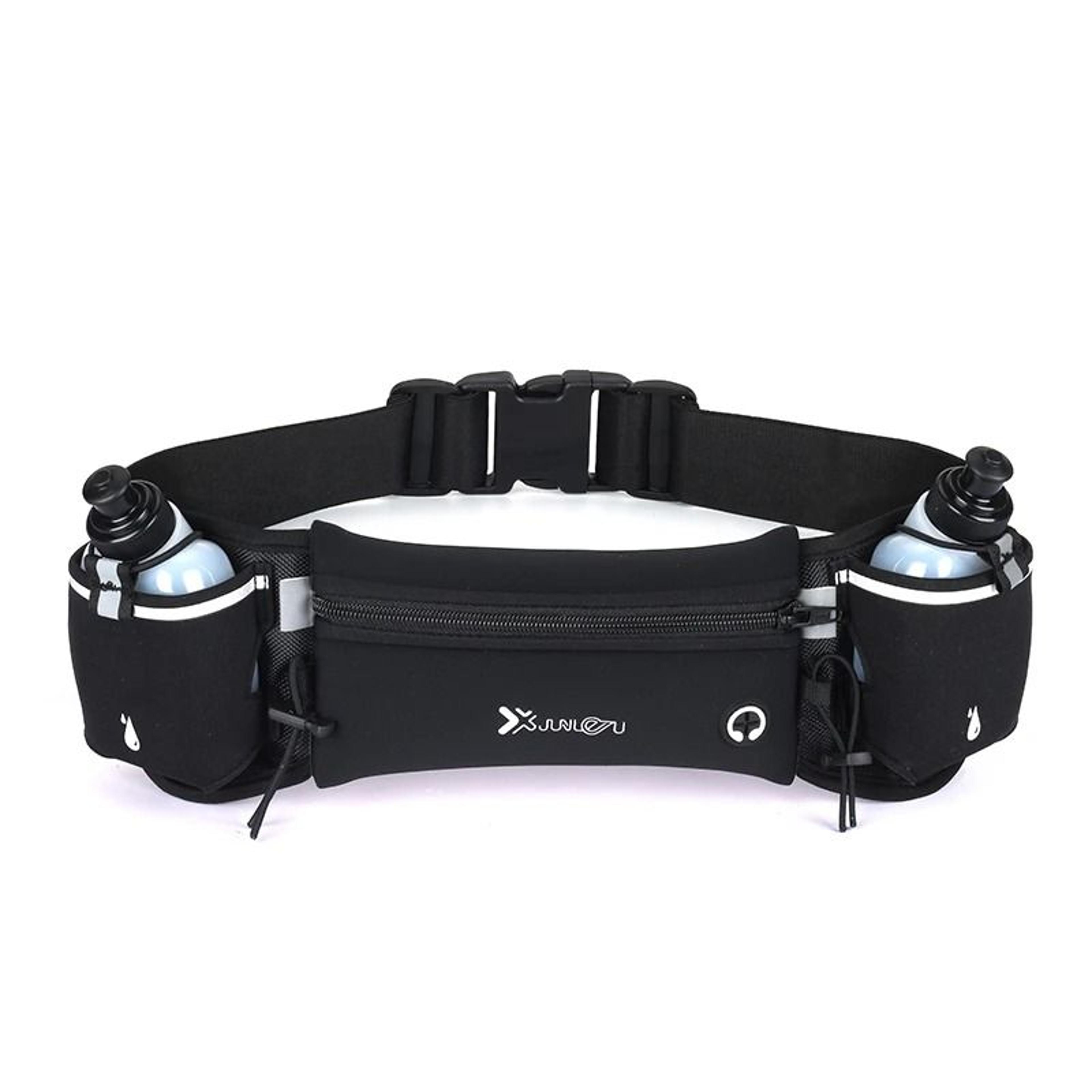 Marathon Trail Running Waist Pack With Dual Pockets And Water Bottle Holder 6