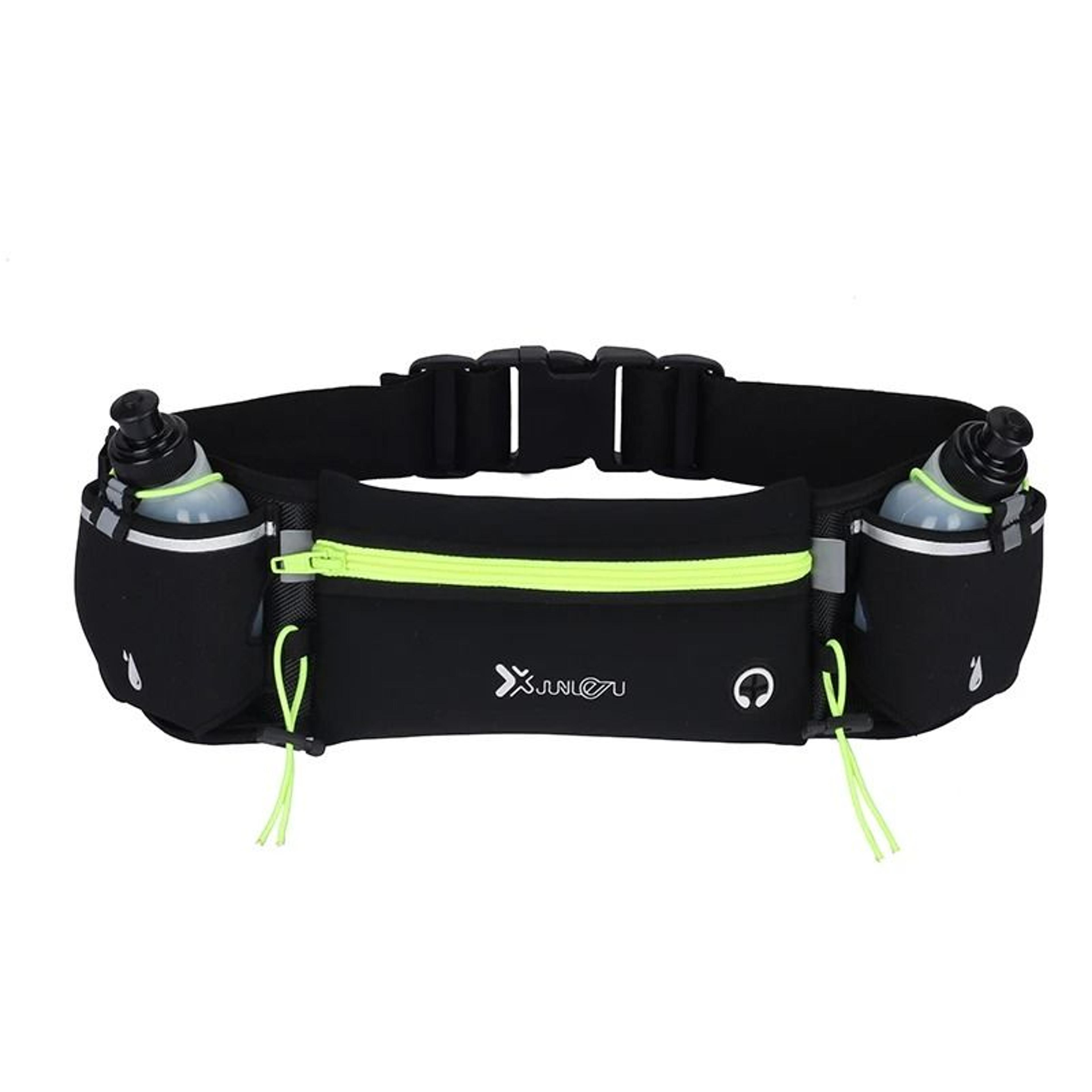 Marathon Trail Running Waist Pack With Dual Pockets And Water Bottle Holder 7