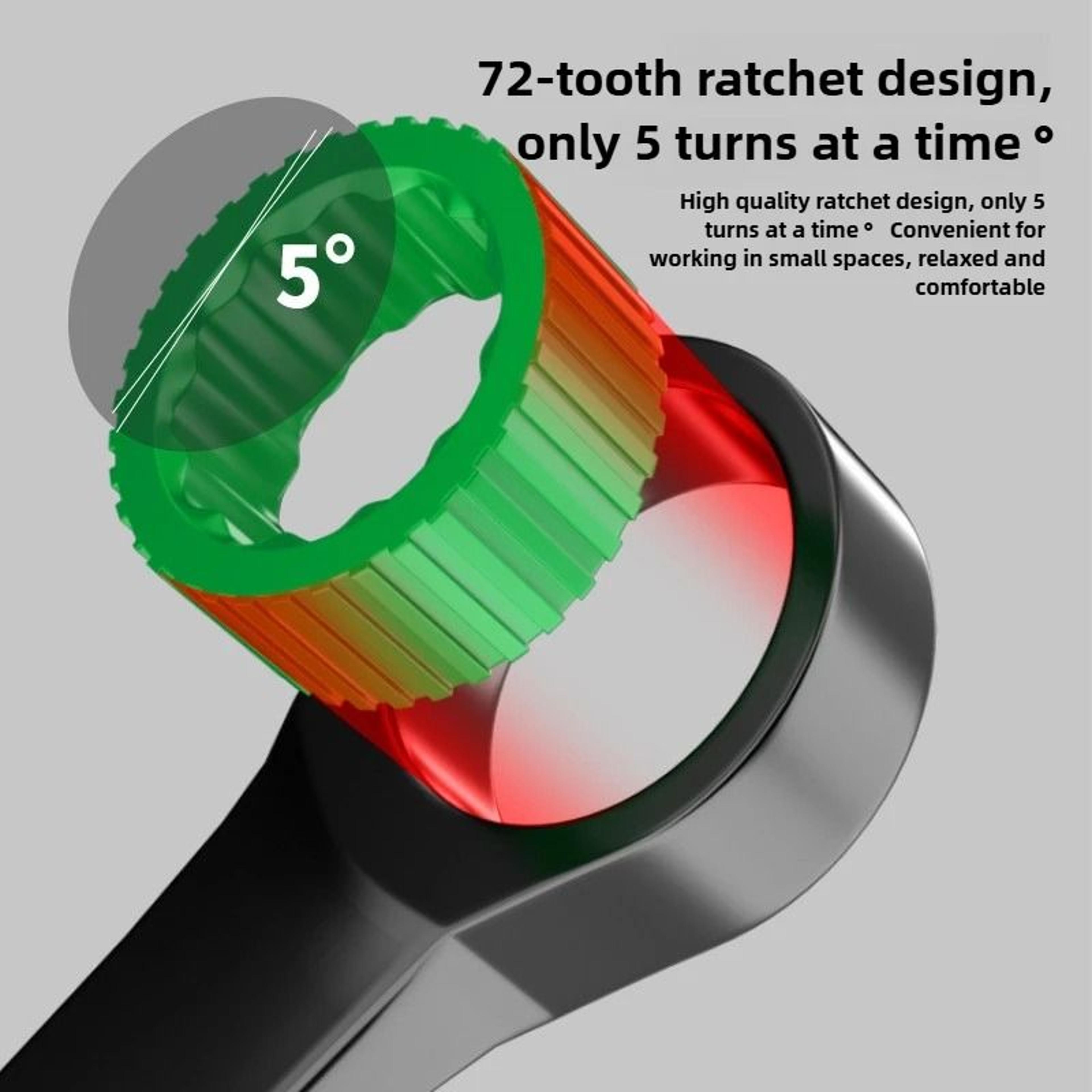 Baolian Dual Directional Plum Blossom Ratchet Wrench 1