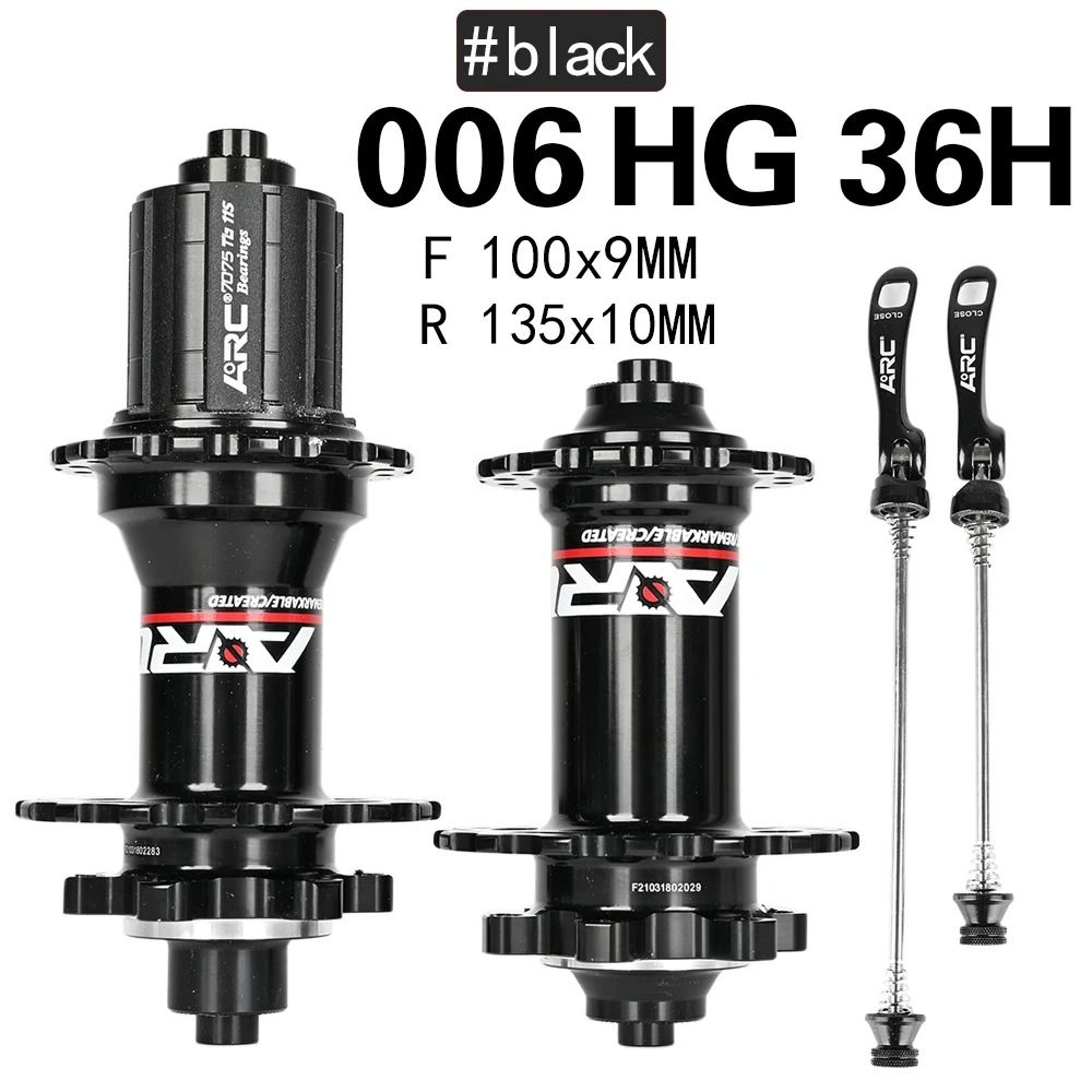 Arc MT006 MTB Hub With Sealed Bearings For 8 To 12 Speed 8