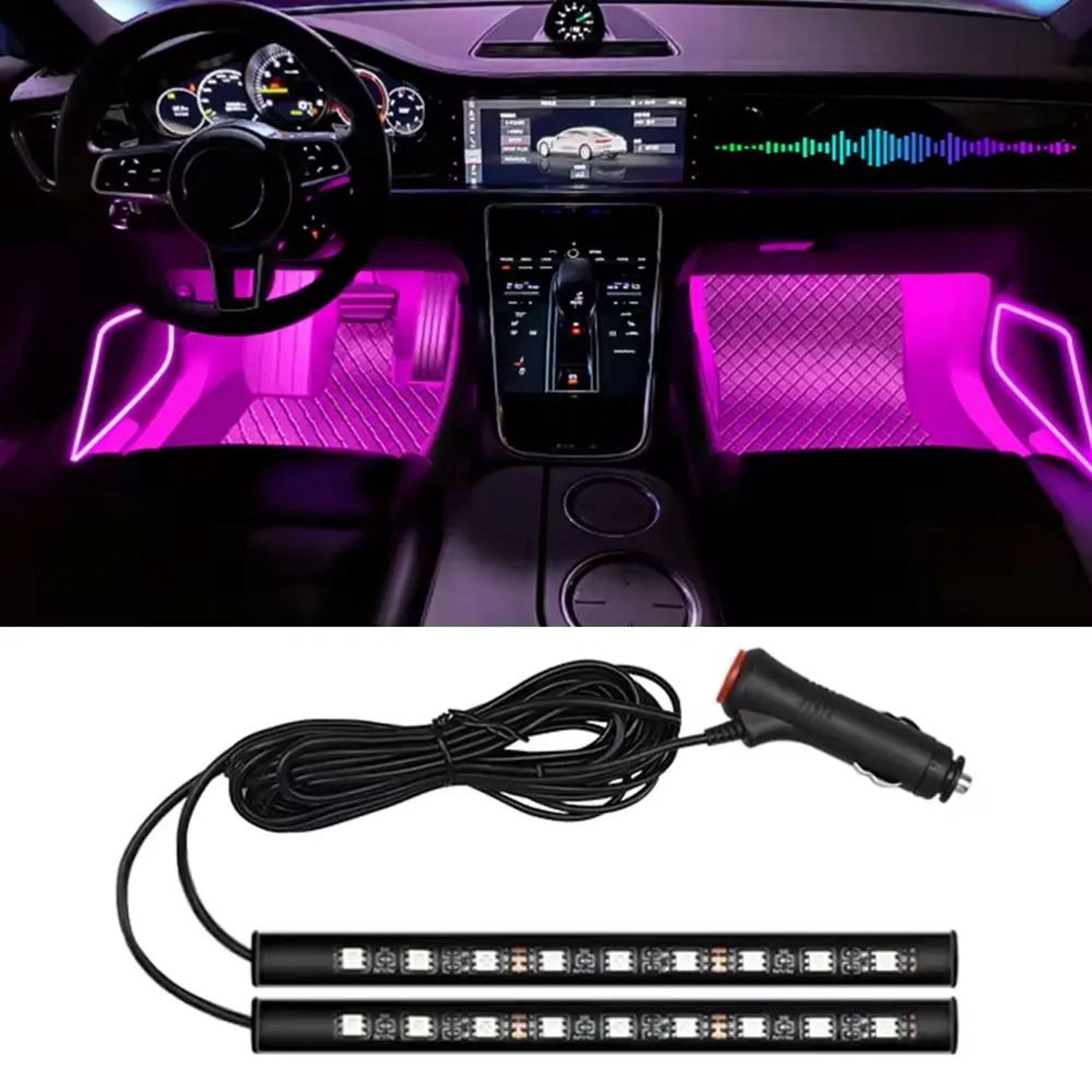 2 In 1 LED Car Neon Foot Light Interior Decoration Lamp 15