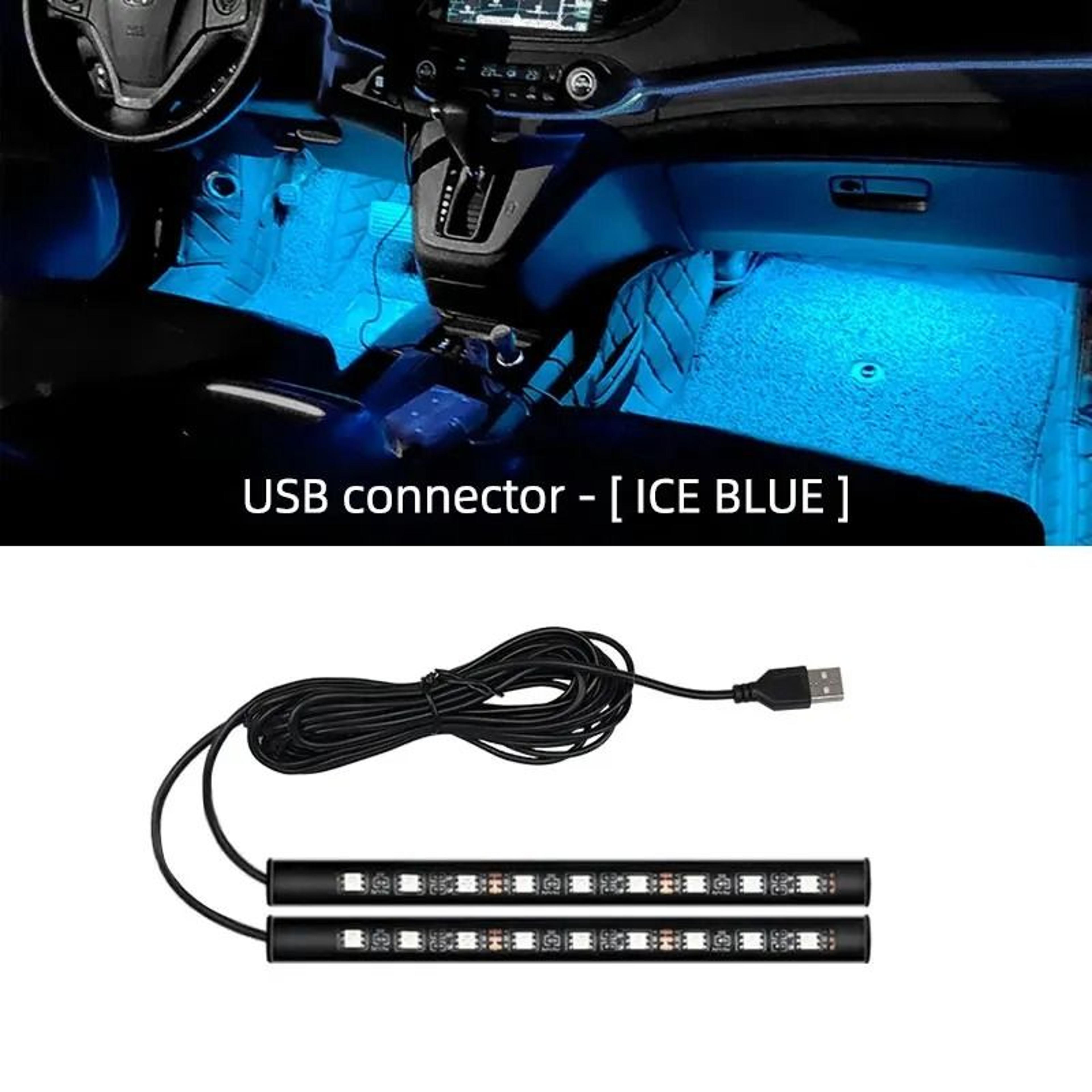 2 In 1 LED Car Neon Foot Light Interior Decoration Lamp 7