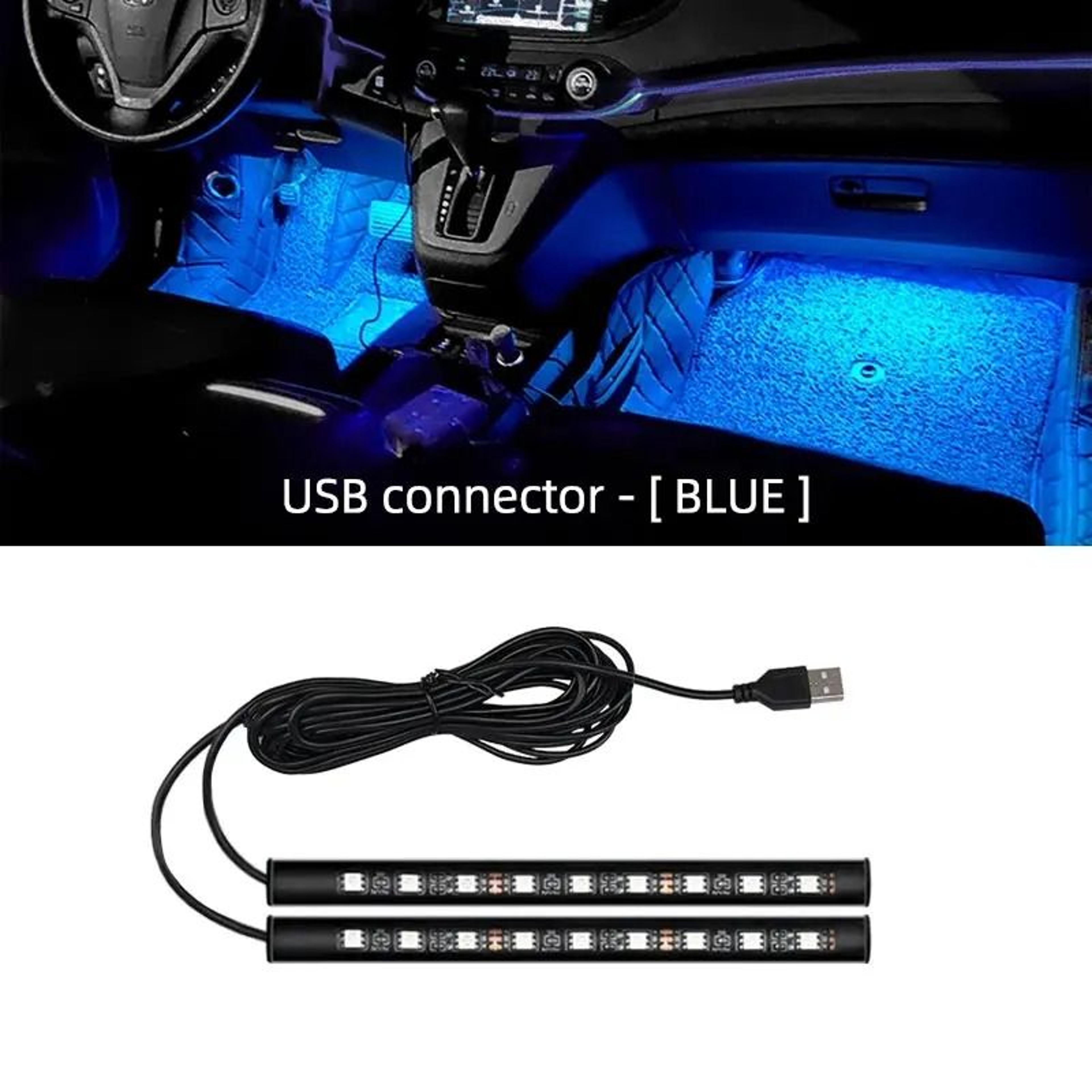 2 In 1 LED Car Neon Foot Light Interior Decoration Lamp 8