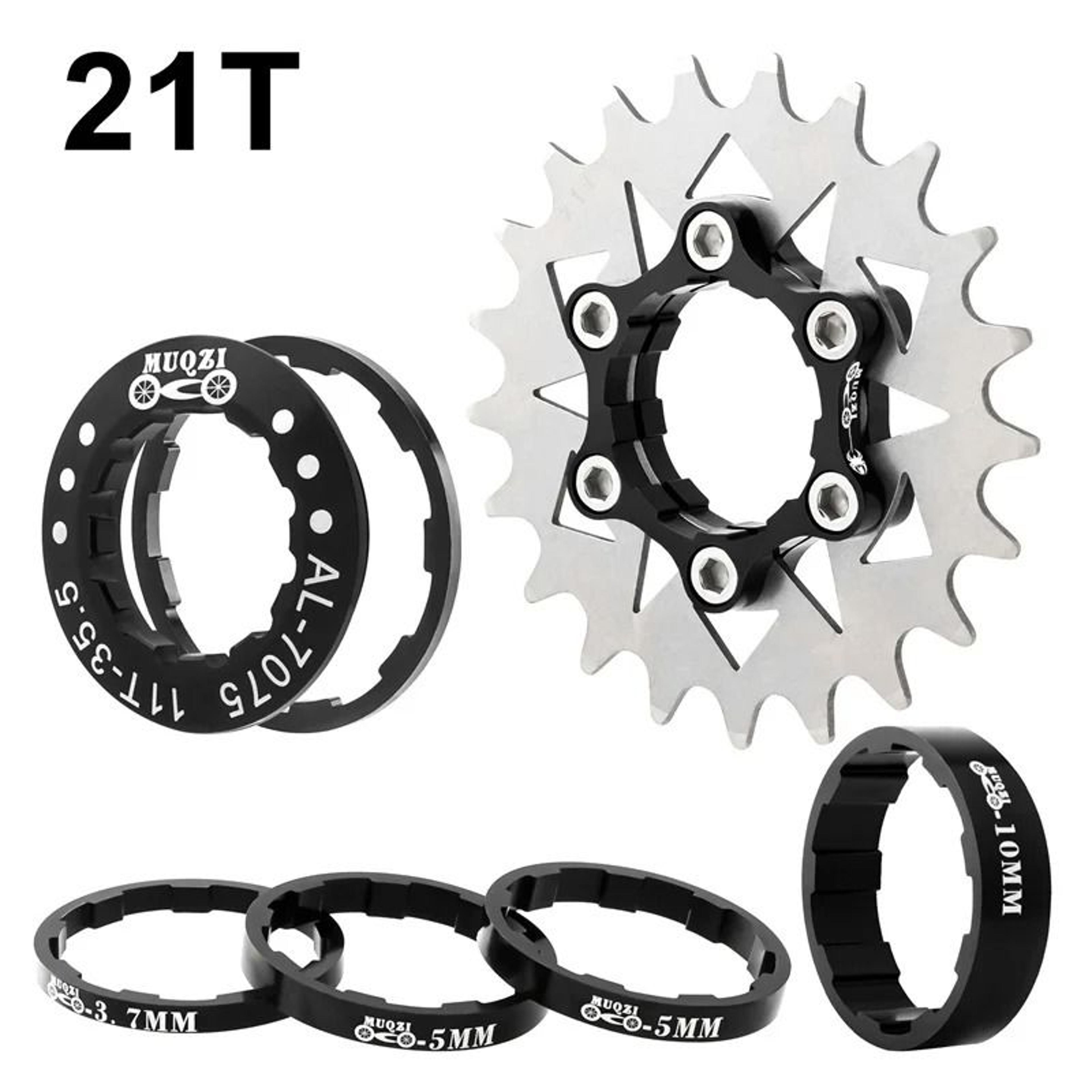 Muqzi Single Speed Cassette Cog Conversion Kit 12T To 22T 24