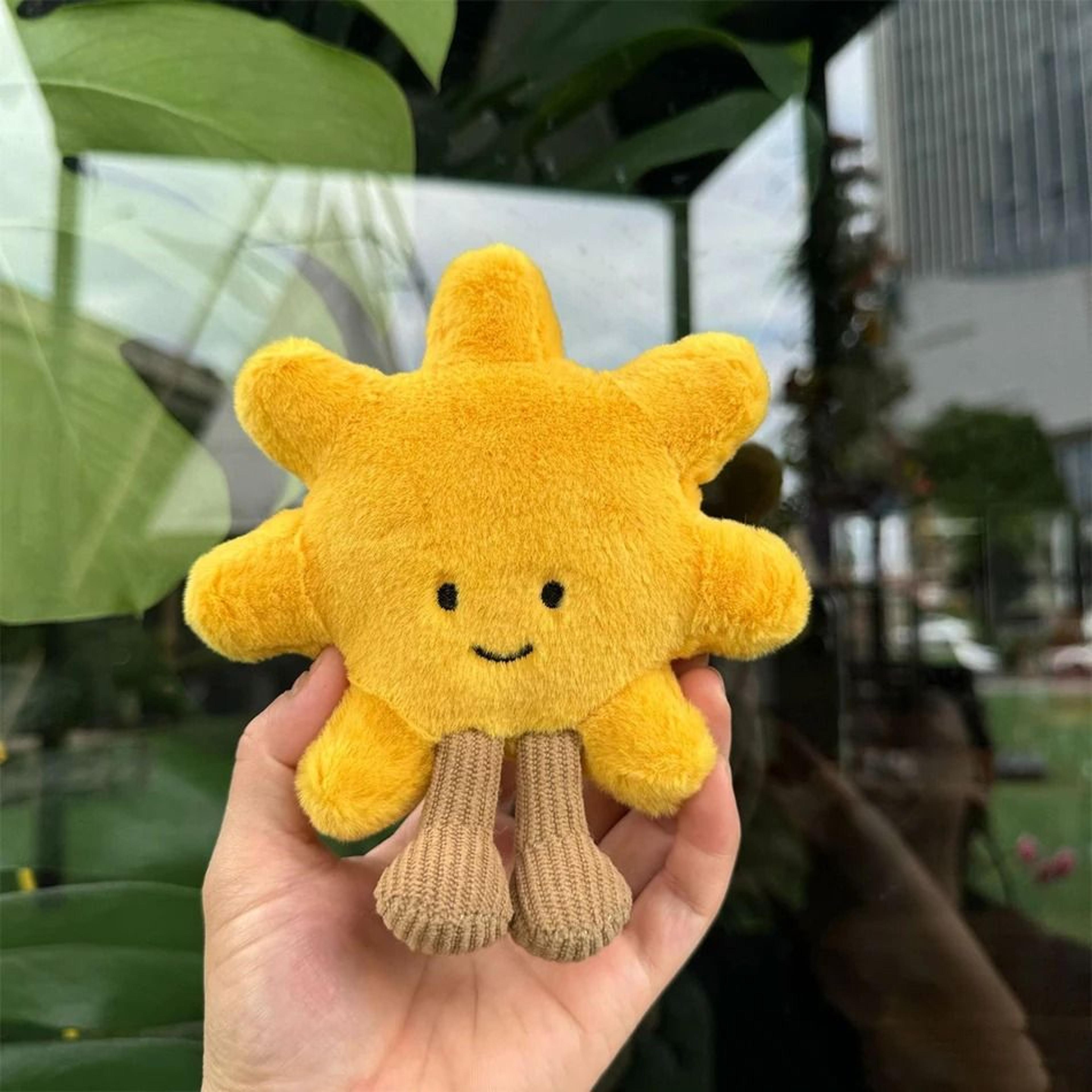 Fruit Plush Doll Smiling Peach Cherry Pear Plush Toy 19