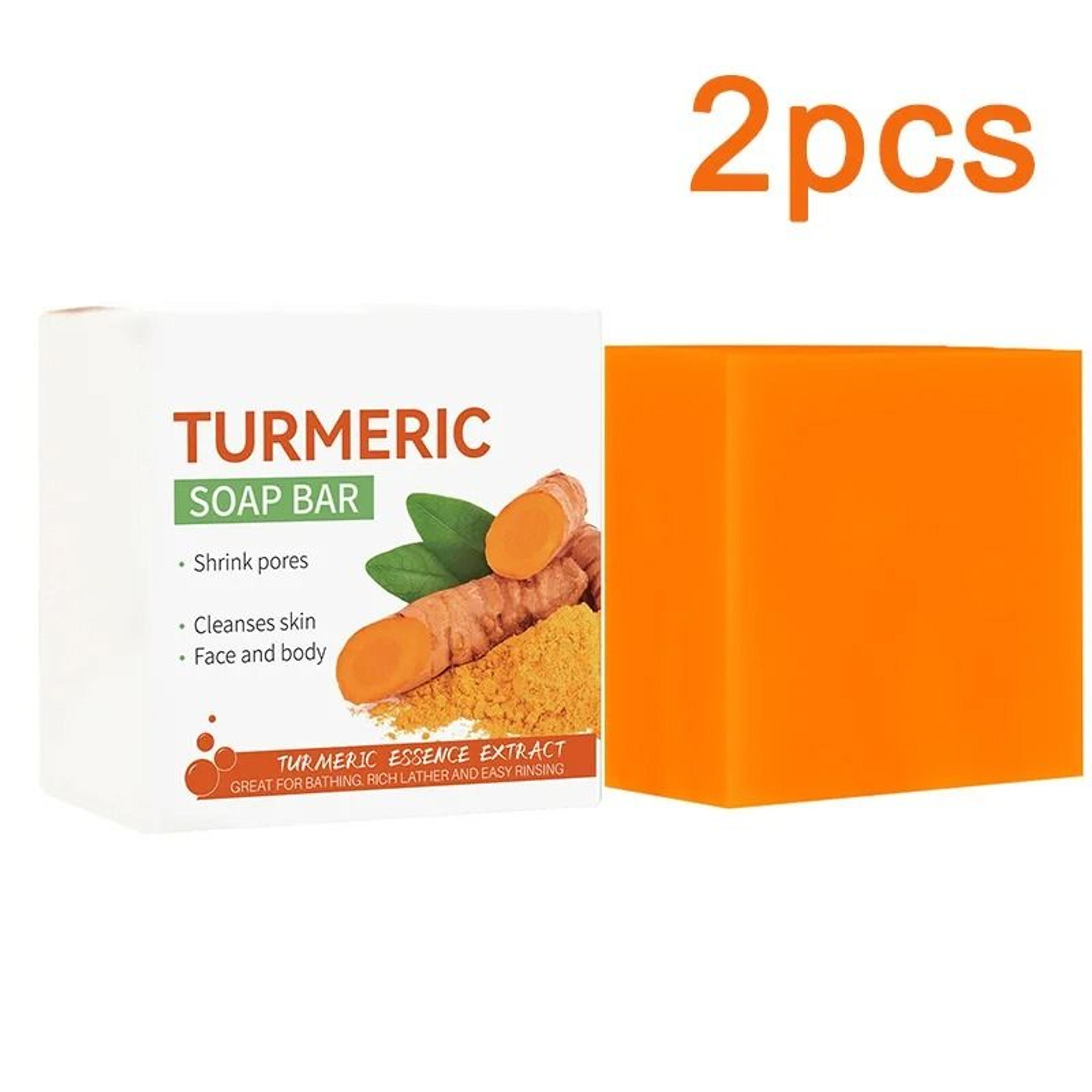 Handmade Turmeric Soap Brightening Body And Face Cleanser 7