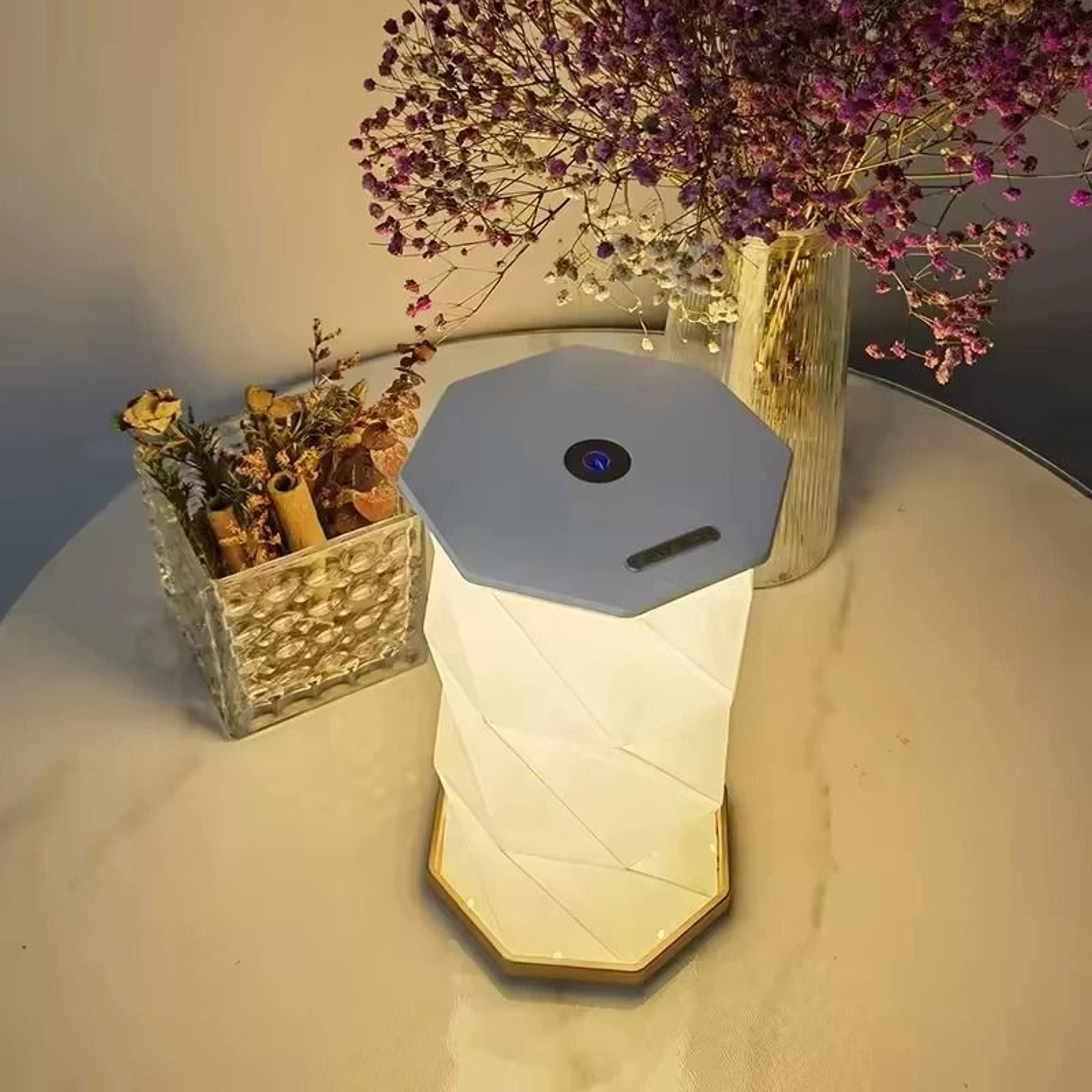 Folding Book Lamp Portable Paper Lantern Dimmable Night Light 0