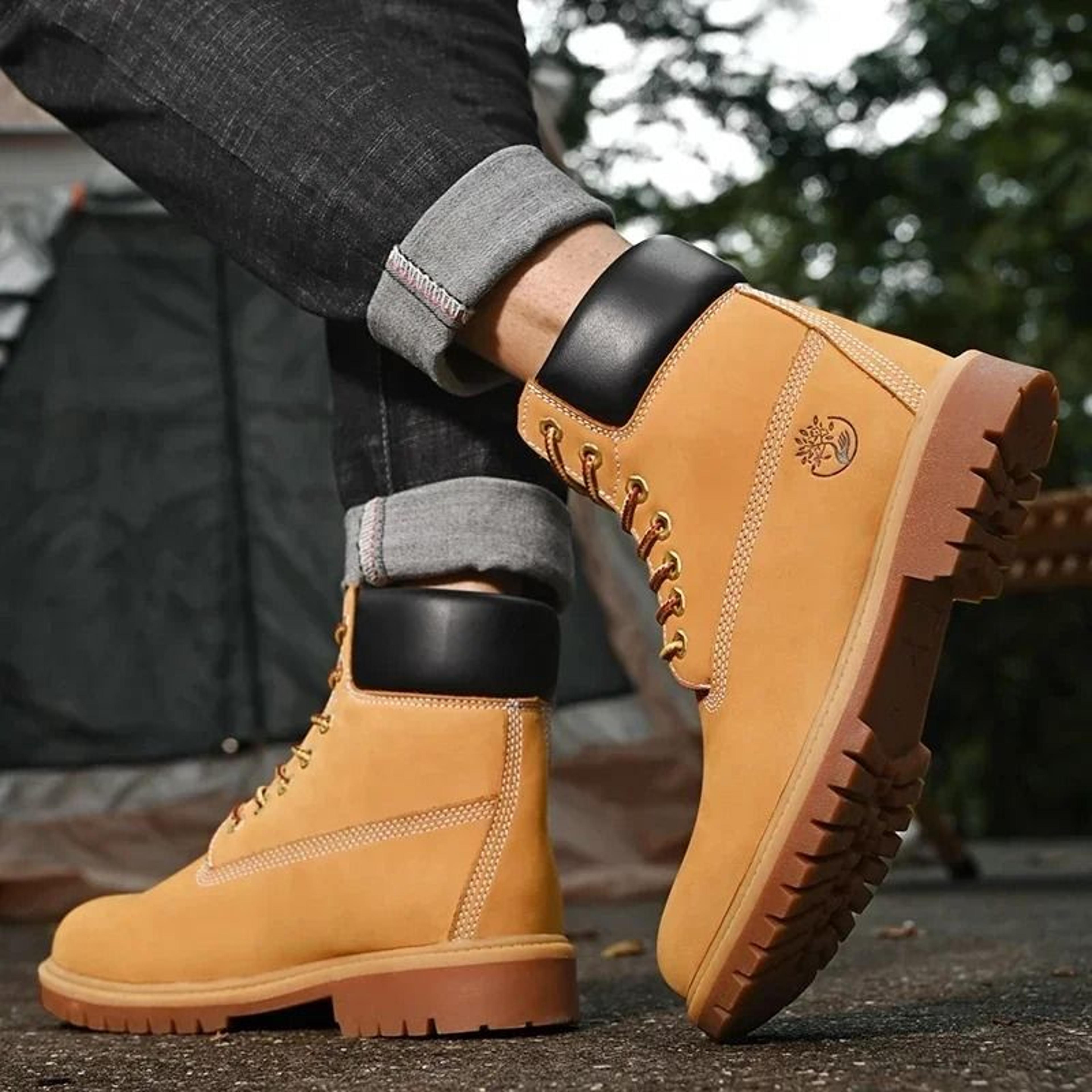 Mens Tactical Military Work Boots Waterproof Safety Boots 5