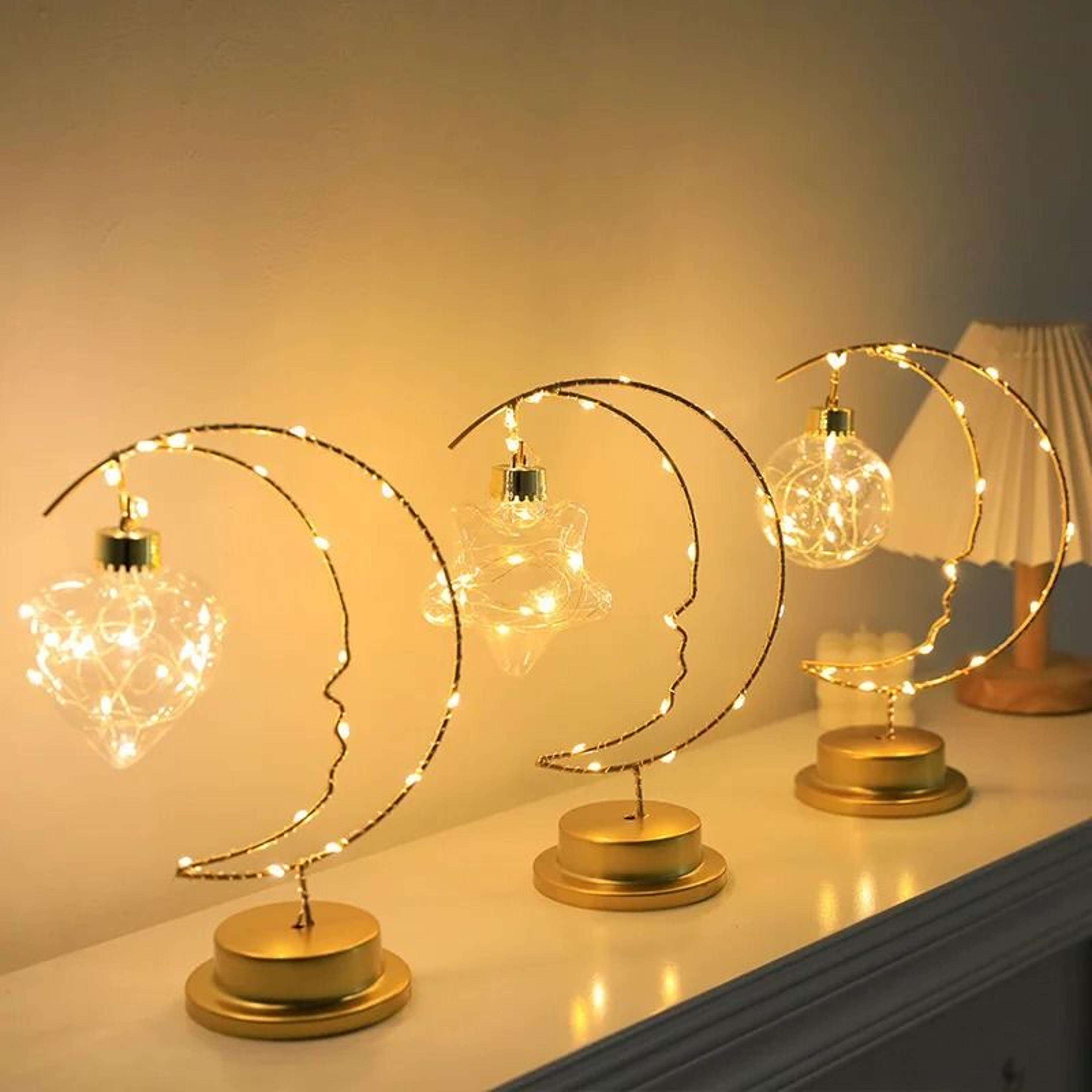 home decoration star moon led light indoor night lamp