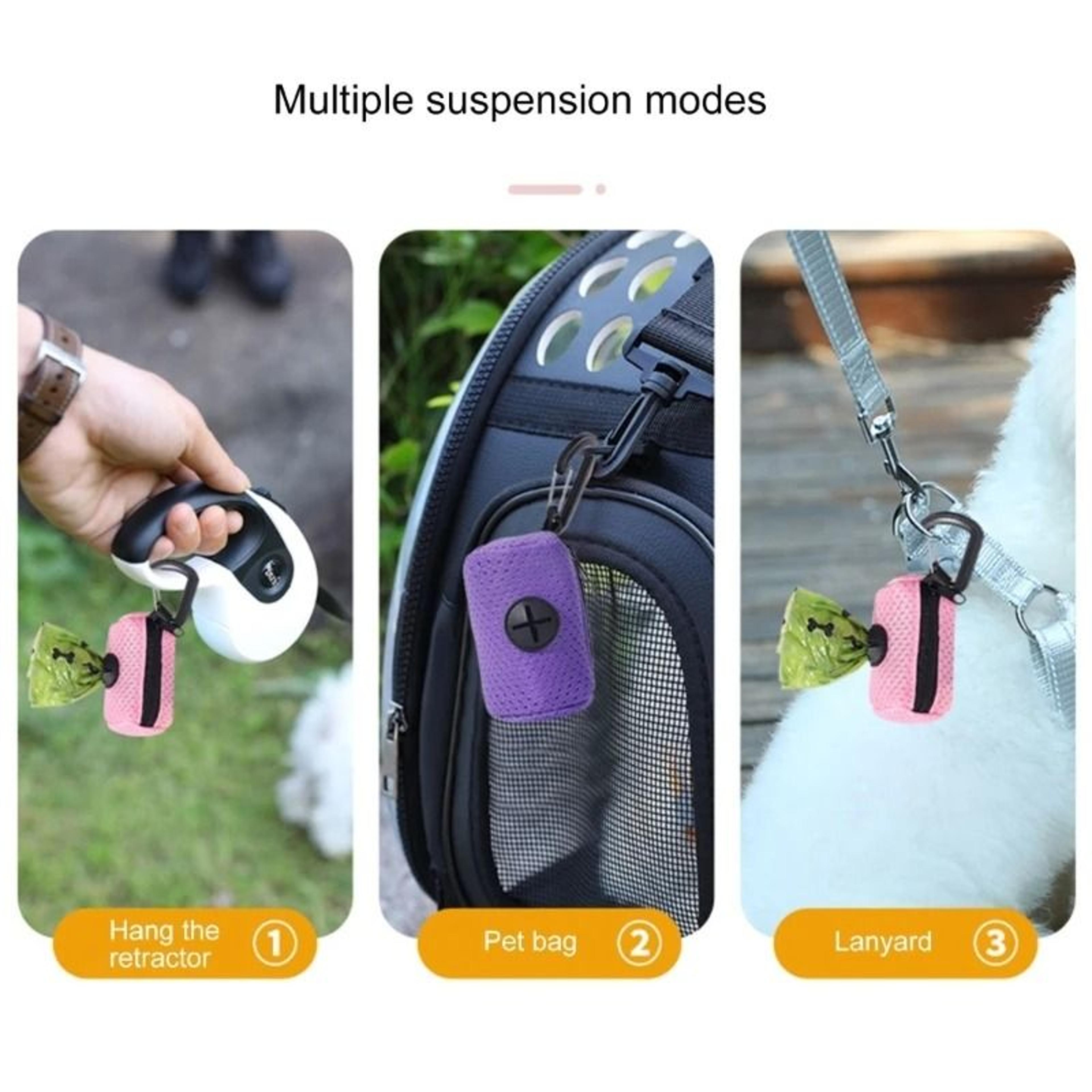 Dog Poop Pickup Bag Holder Pet Waste Bag Dispenser 4