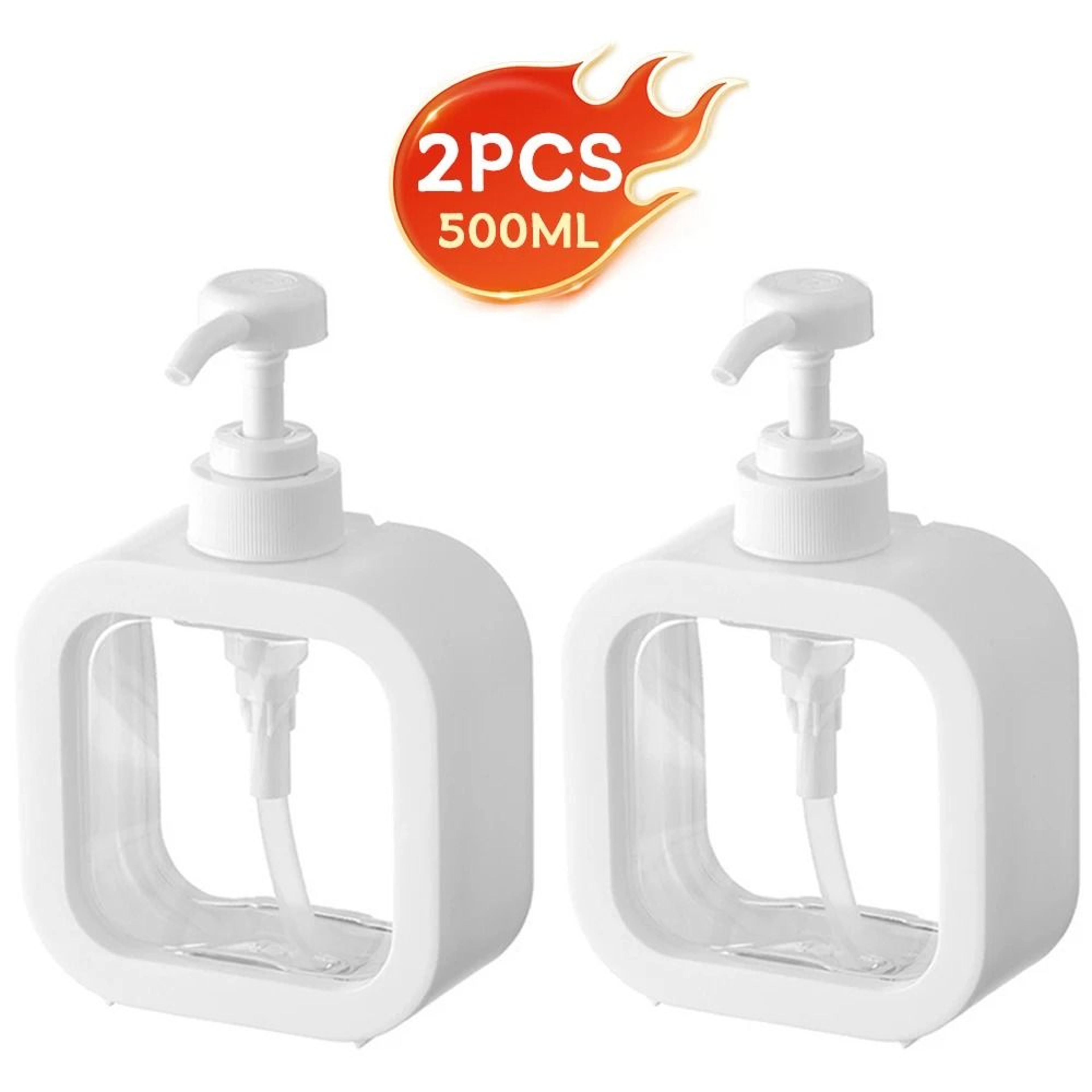 Large Capacity Transparent Press Bottle Soap Dispenser For Travel Kitchen Bathroom 8