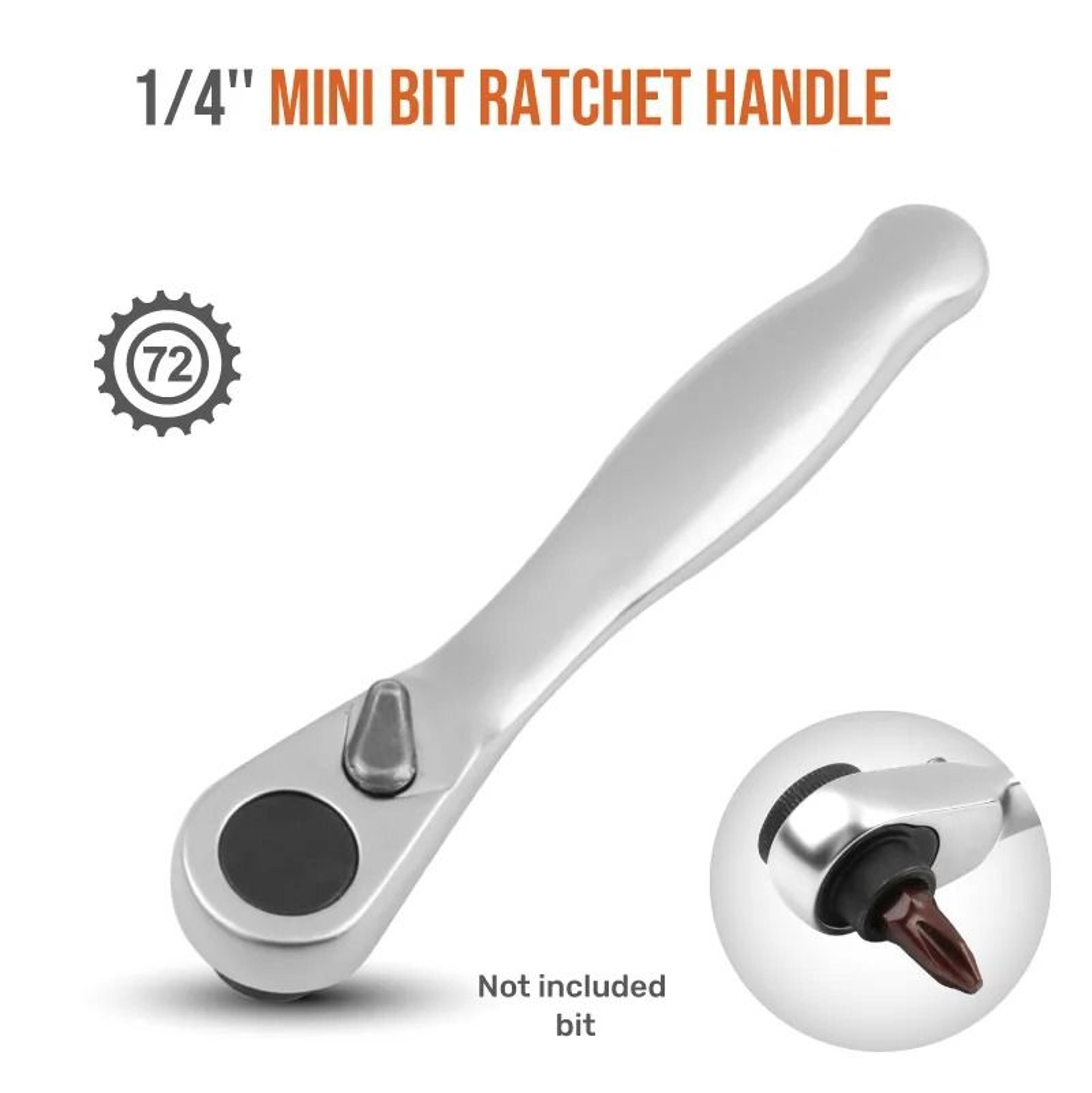 Mini Ratchet Wrench Double End Quick Socket Screwdriver Hex Torque Set 2