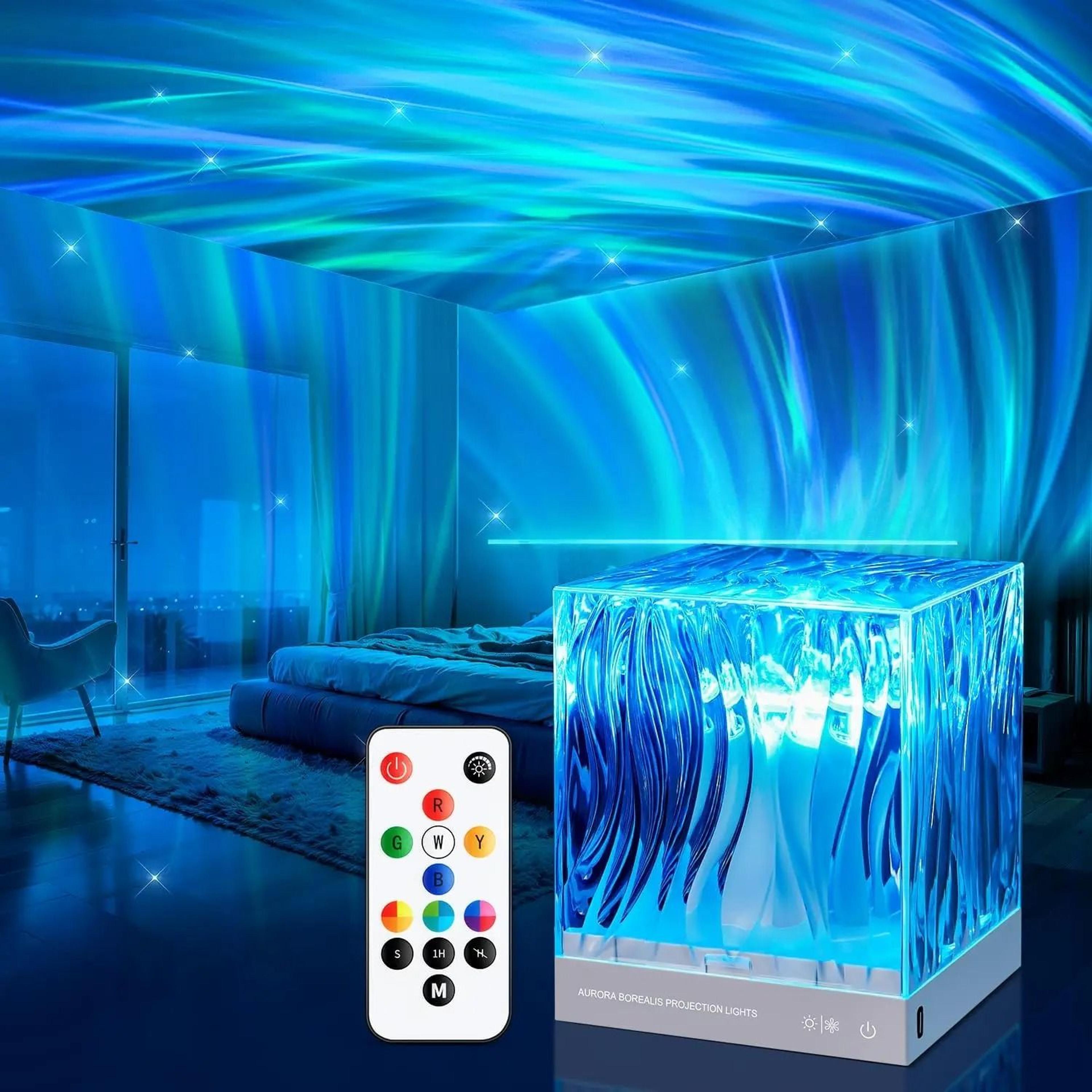 Aurora Borealis Projection Lamp Ocean Atmosphere Lamp Ceiling Starry Night Light 0