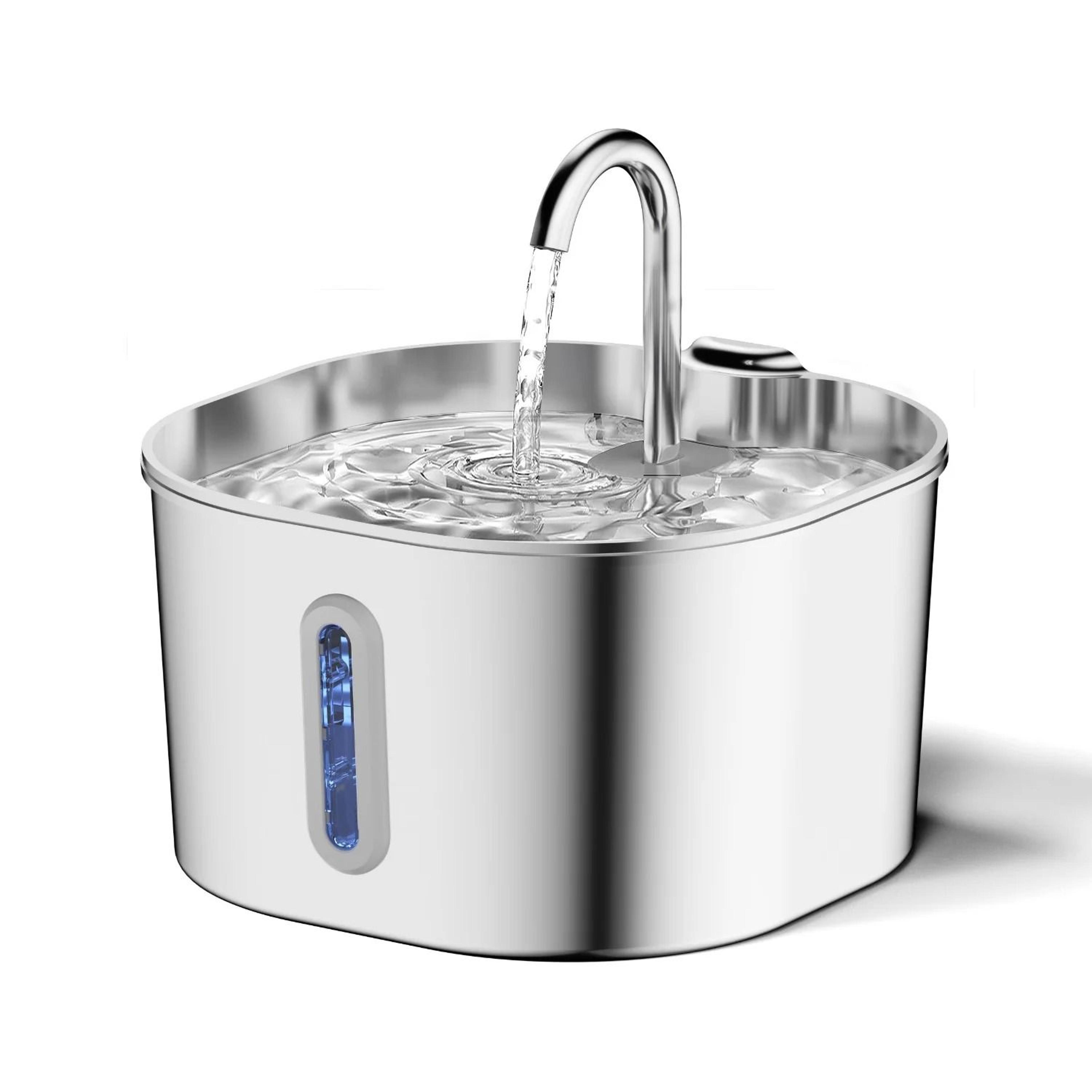 Stainless Steel Pet Water Fountain 22L Quiet Drinking Dispenser For Cats And Dogs 6