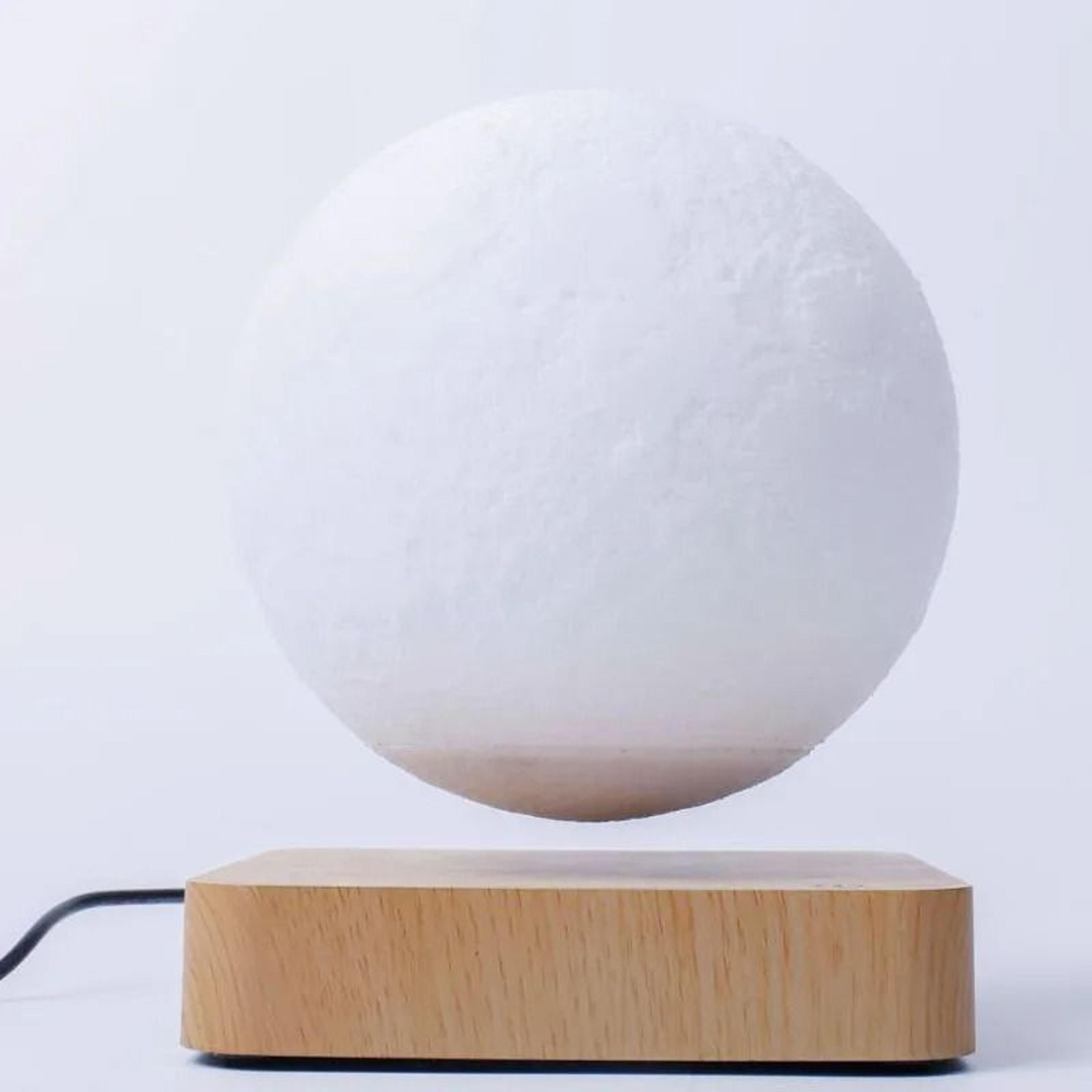 Magnetic Levitation Moon Lamp 3D Printed Floating LED Night Light 5