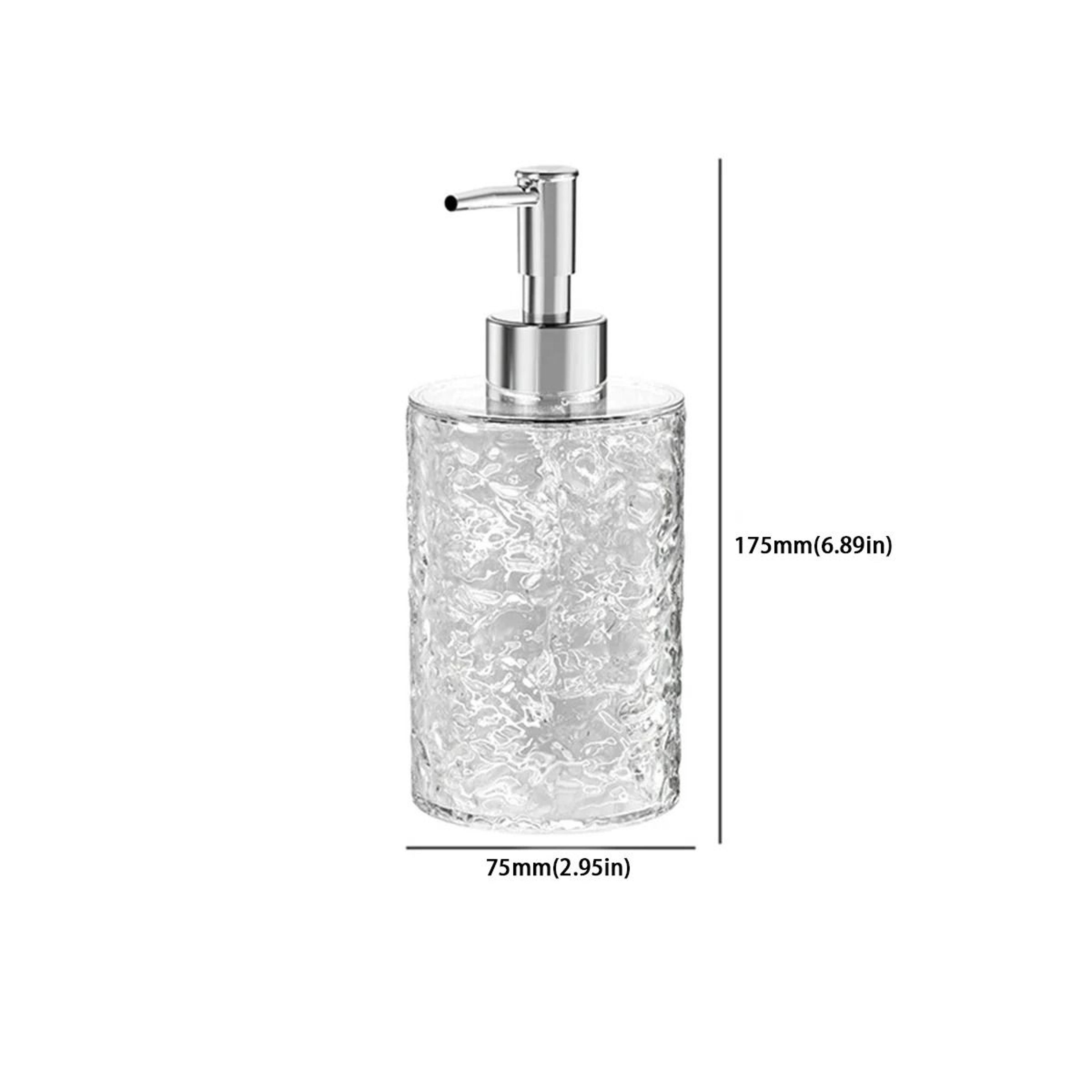 Luxurious ABS Soap Dispenser Refillable Press Liquid Dispenser For Kitchen And Bathroom 9