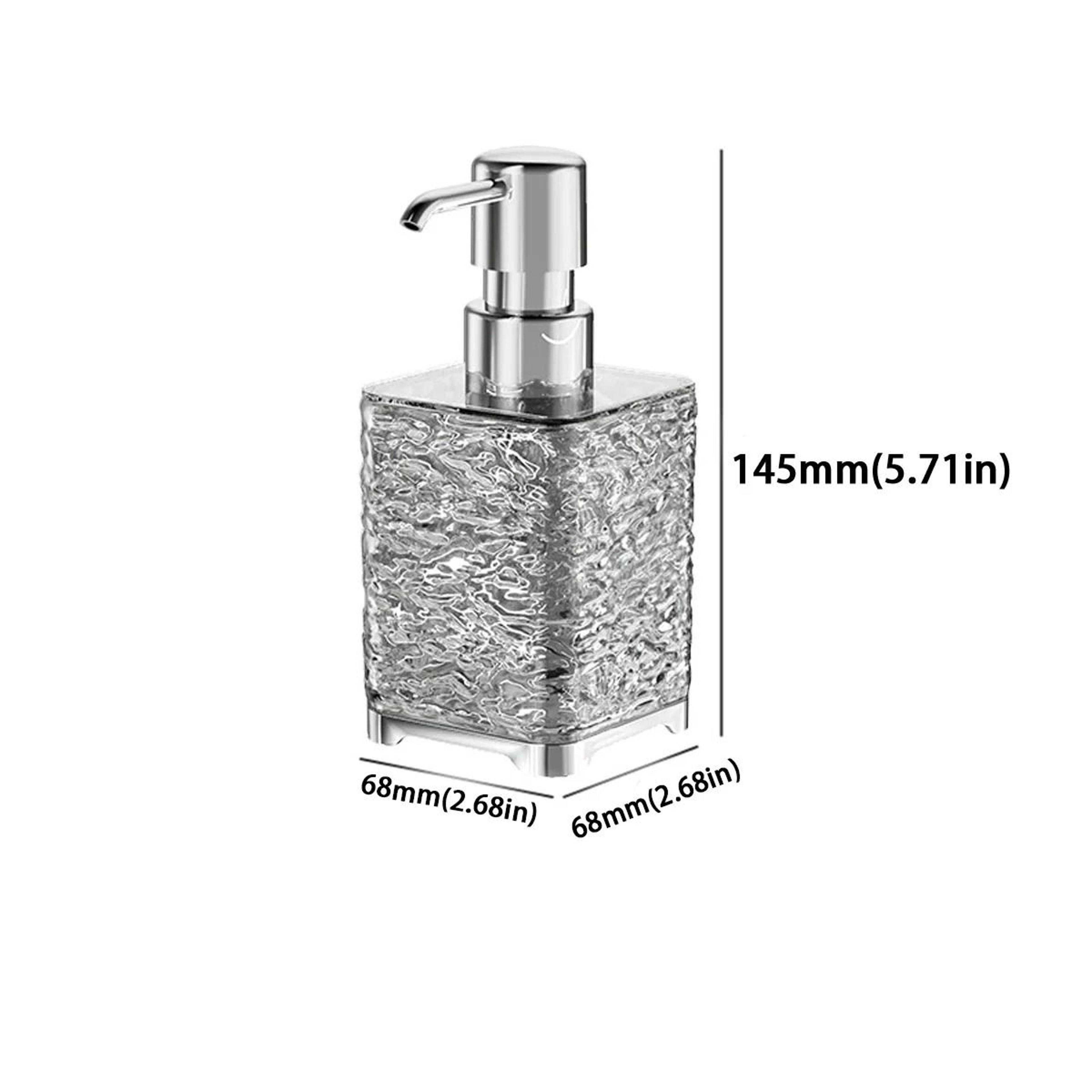 Luxurious ABS Soap Dispenser Refillable Press Liquid Dispenser For Kitchen And Bathroom 11