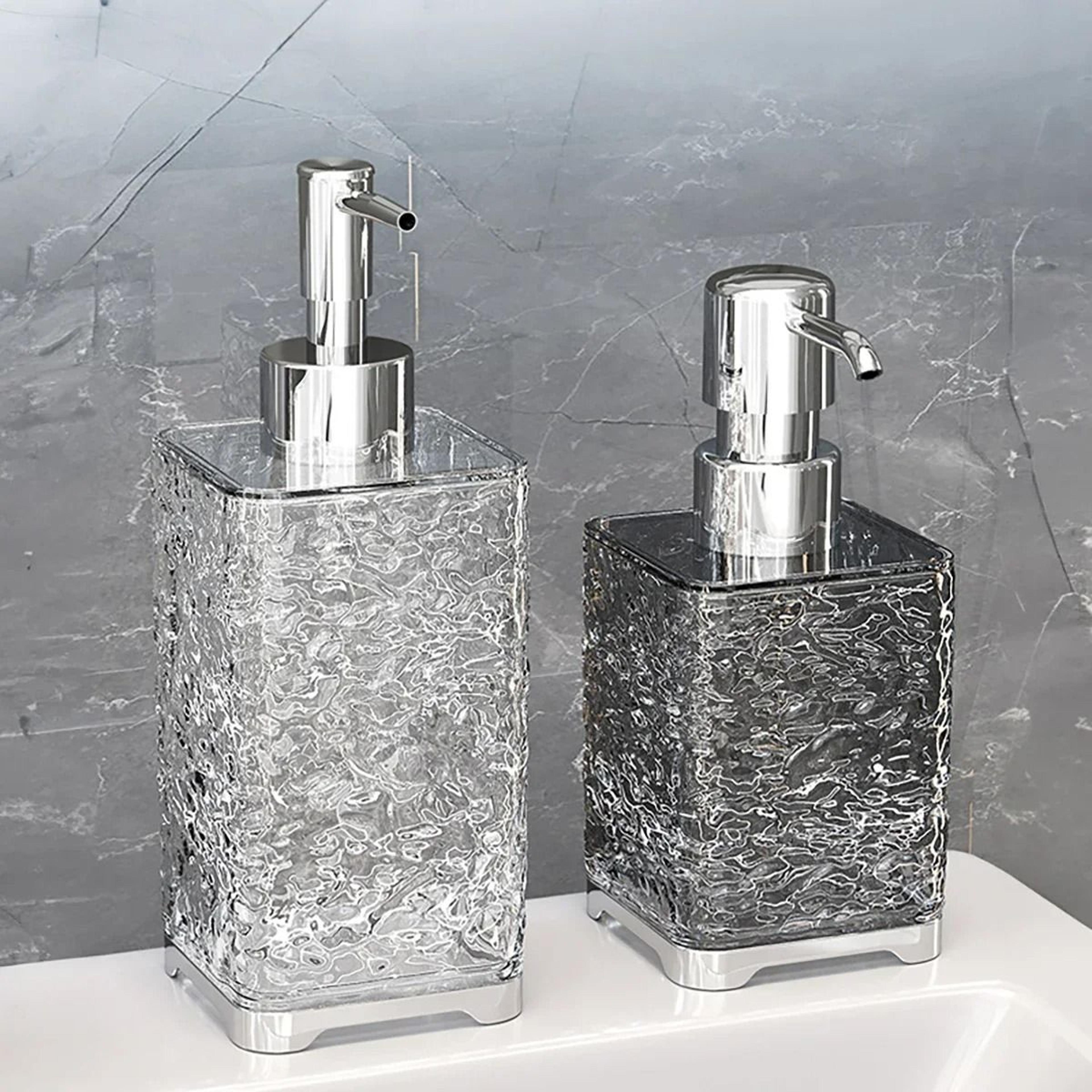 Luxurious ABS Soap Dispenser Refillable Press Liquid Dispenser For Kitchen And Bathroom 3